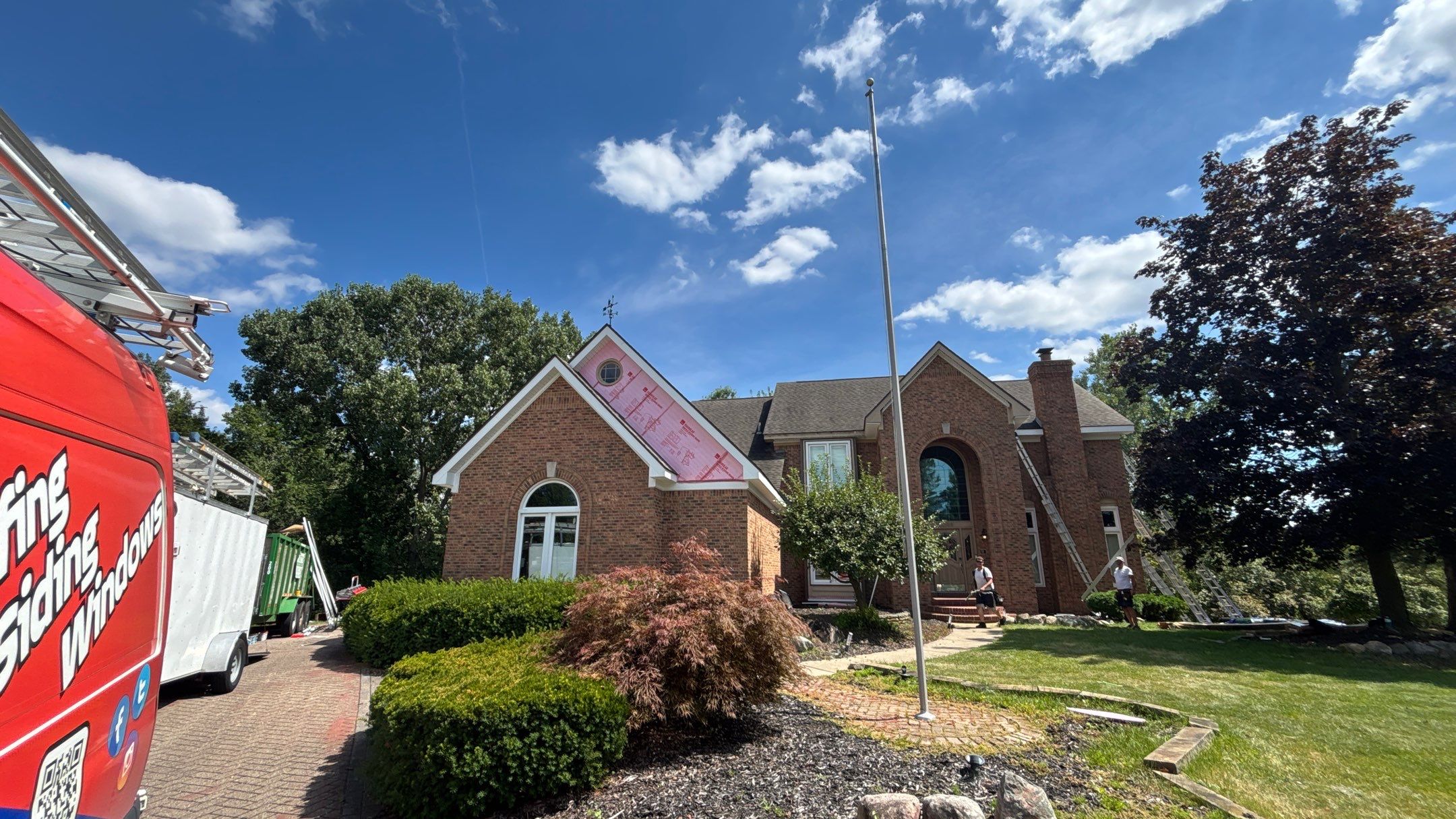 Siding Replacement using Alside Odyssey D4" Flagship Brown by 180 Contractors