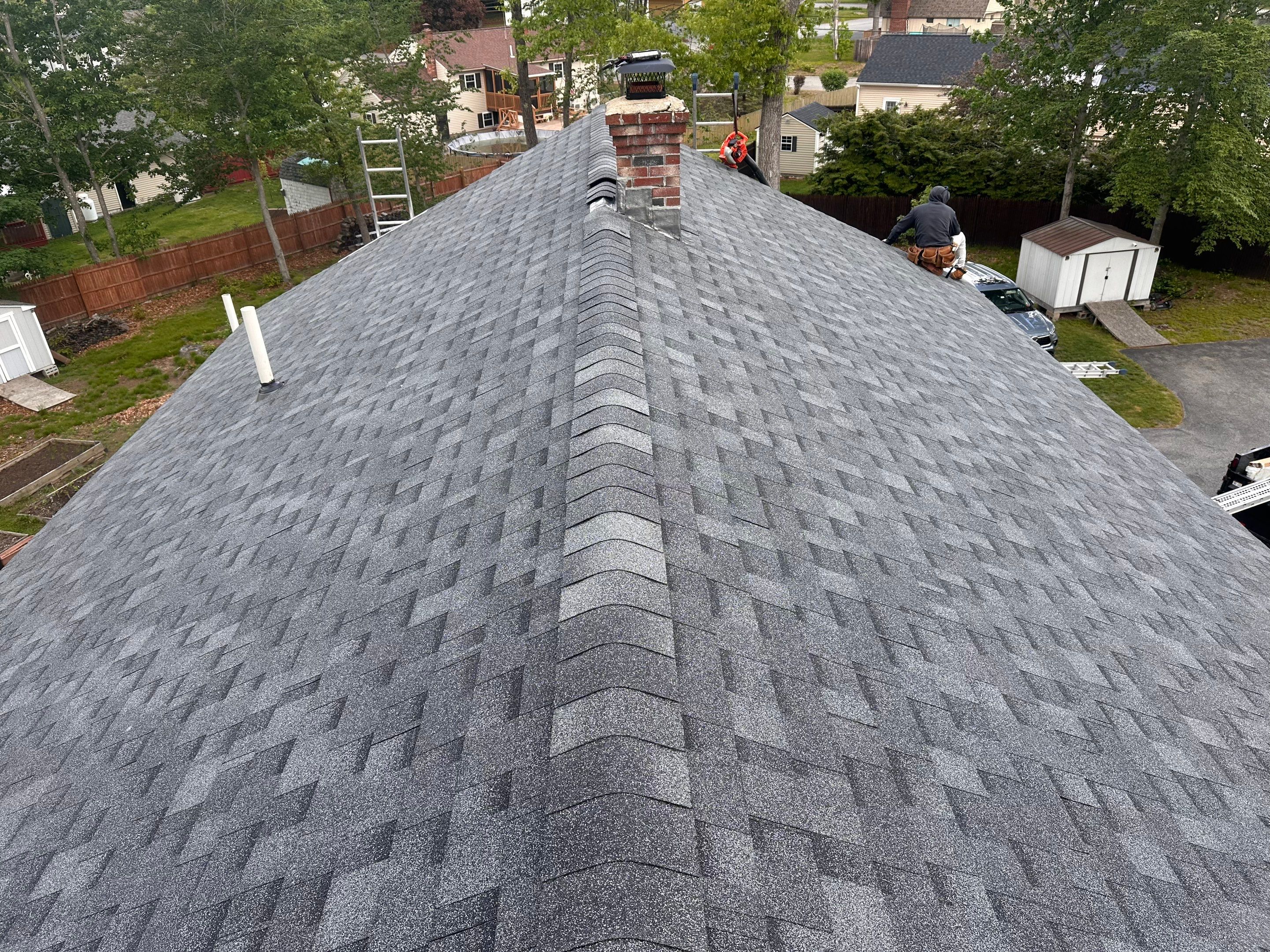 Asphalt Roof Replacement and IKO Cambridge Shingle Installation in Sanford by Tall pine roofing