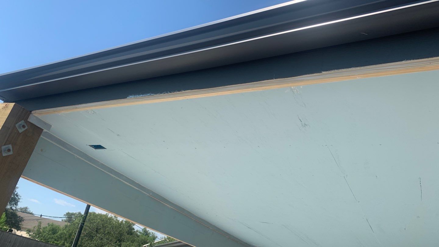 Beautiful pool side build by Bayfront Roofing and Construction