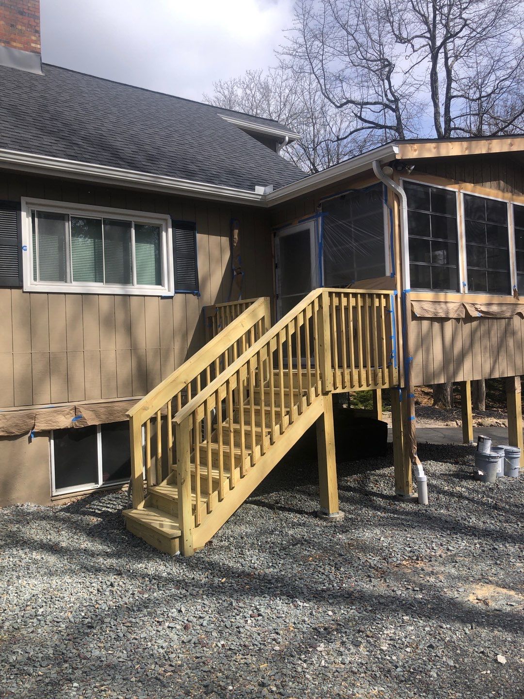 Richardson Porch And Rear Addition by Burke Home Services