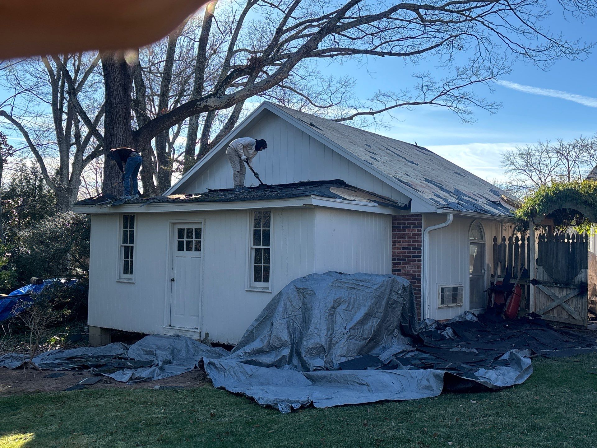 Roof Replacement in Greenville, SC | GAF Timberline HDZ Weathered Wood by Roofers LLC