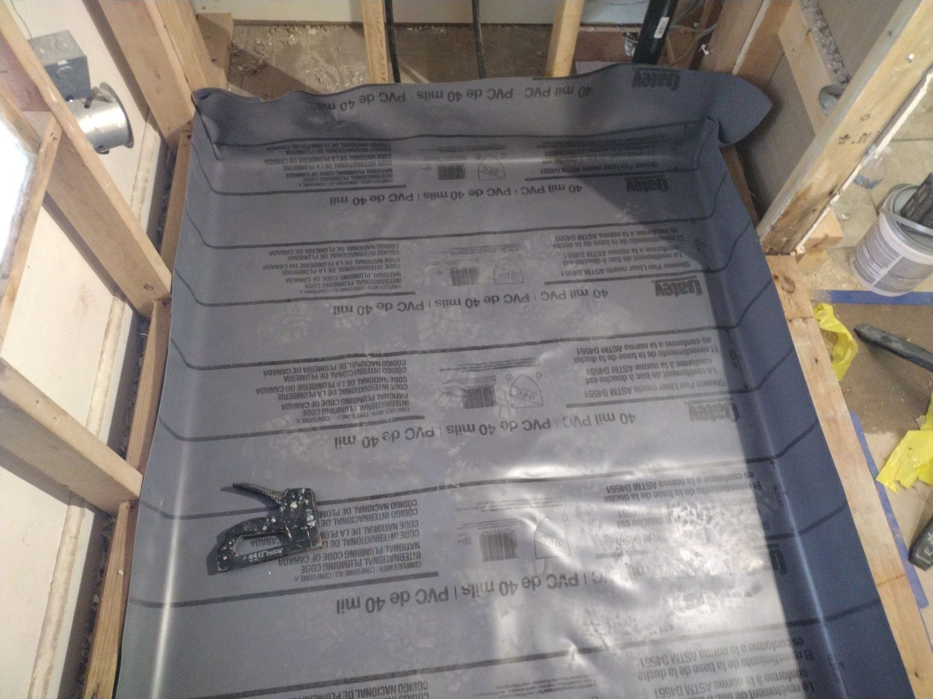 Shower Remodel & Ceiling Restoration – Correcting Water Damage and Rebuilding Right by Johnny Five Construction 