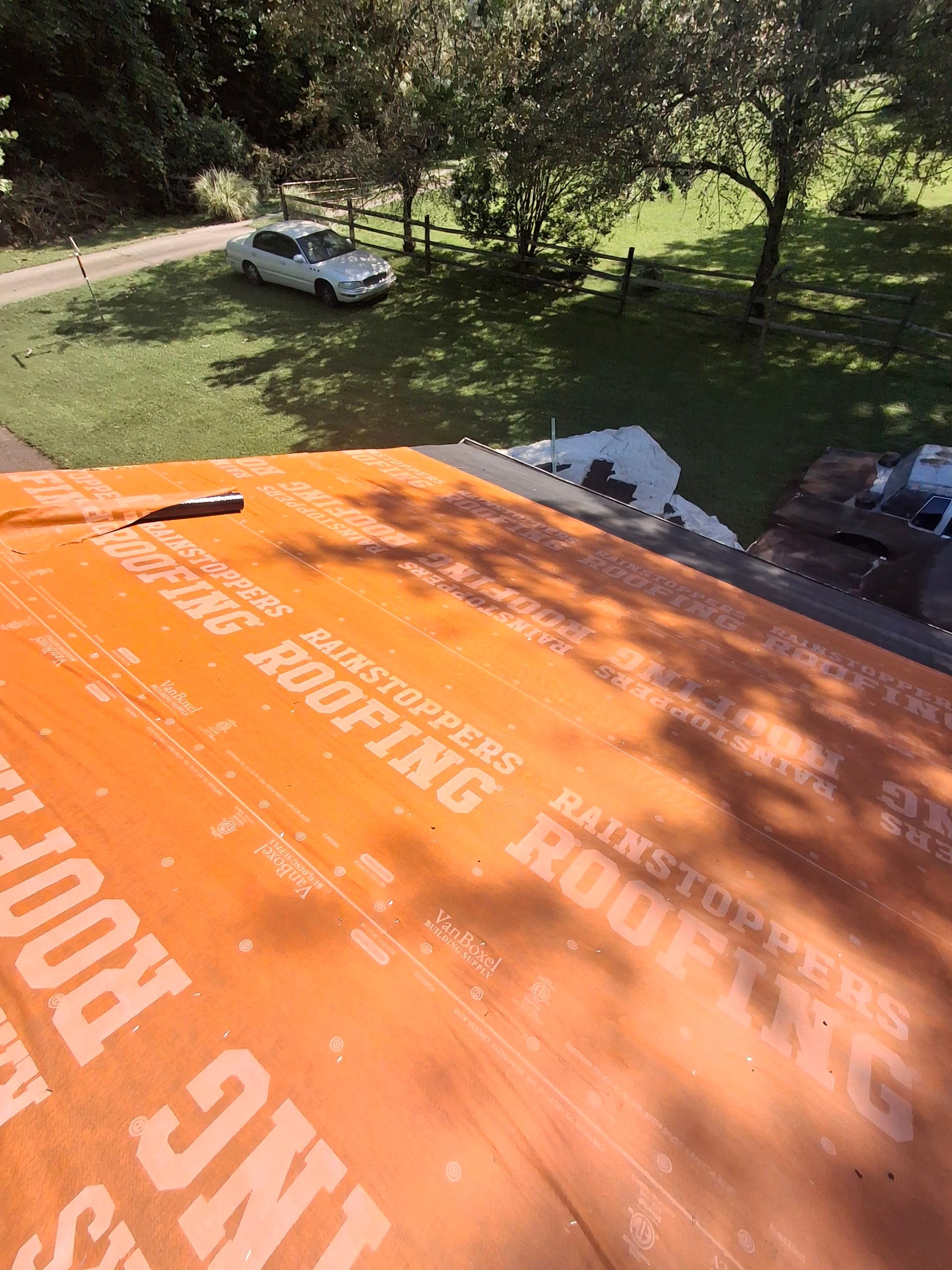 Residential Roofing Installation using GAF Timberline HDZ Charcoal by Rainstoppers Roofing