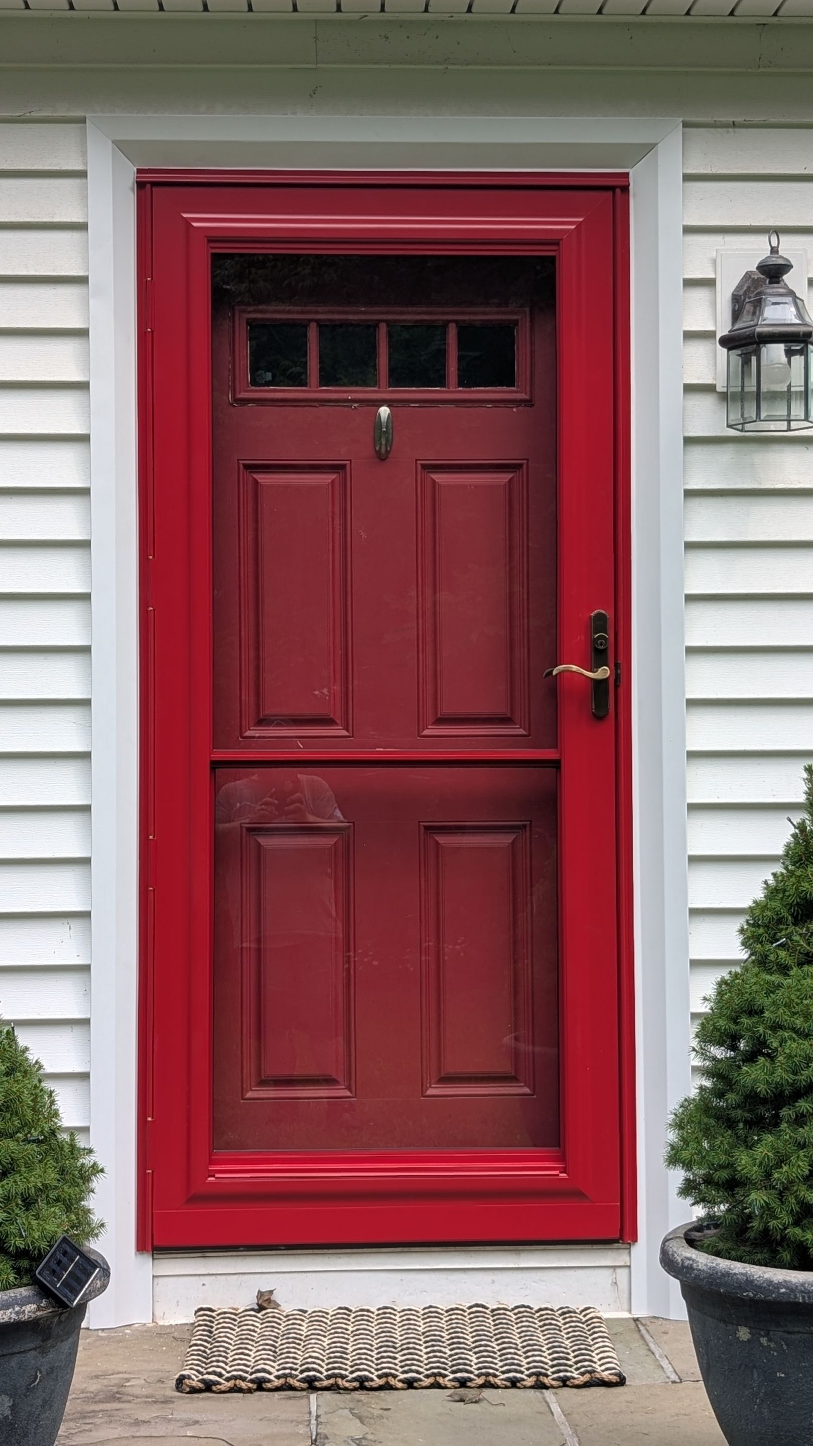 Provia Storm Door Installation by DiGiorgi Roofing and Siding Inc