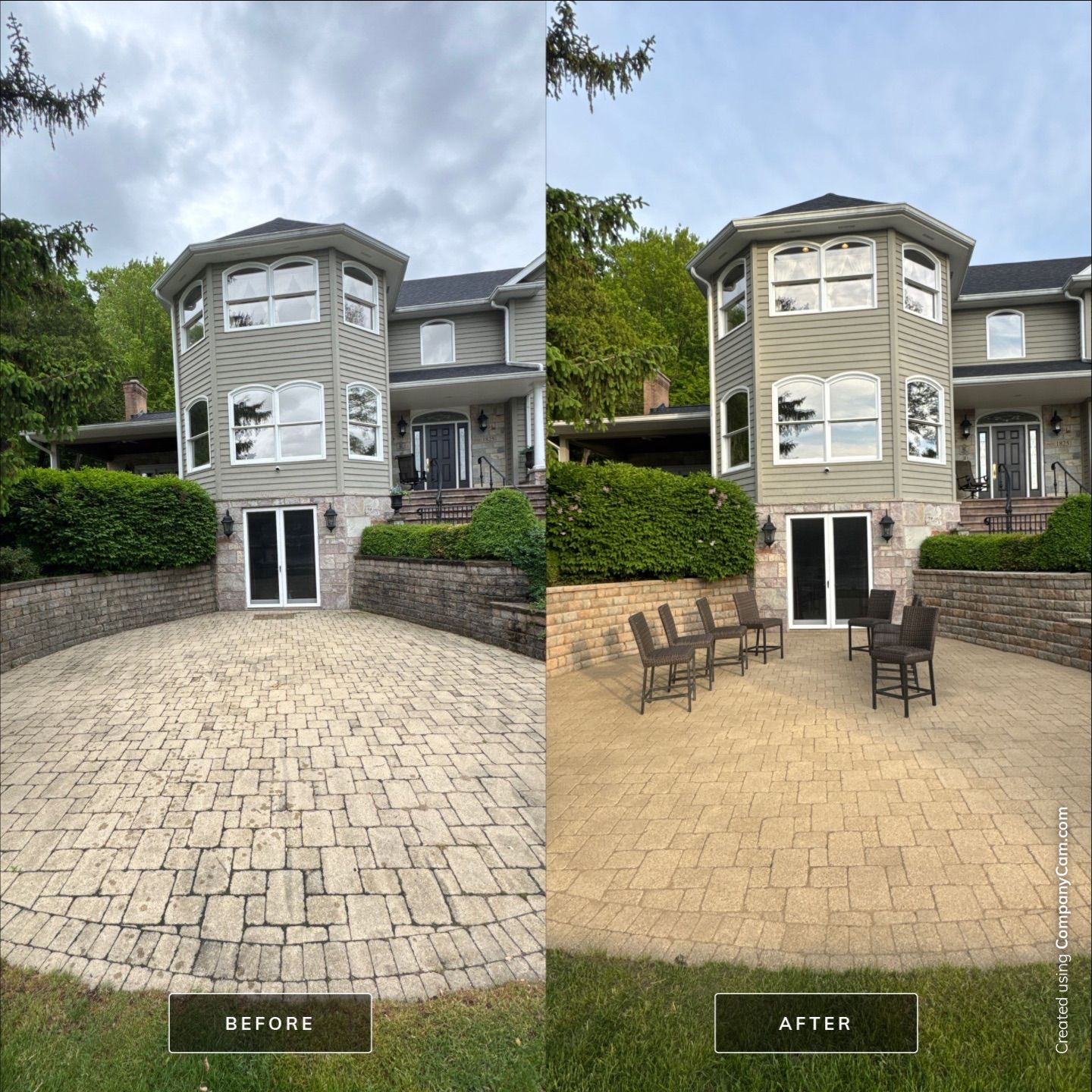 Project in Algonquin by Simmons Power & Soft Washing