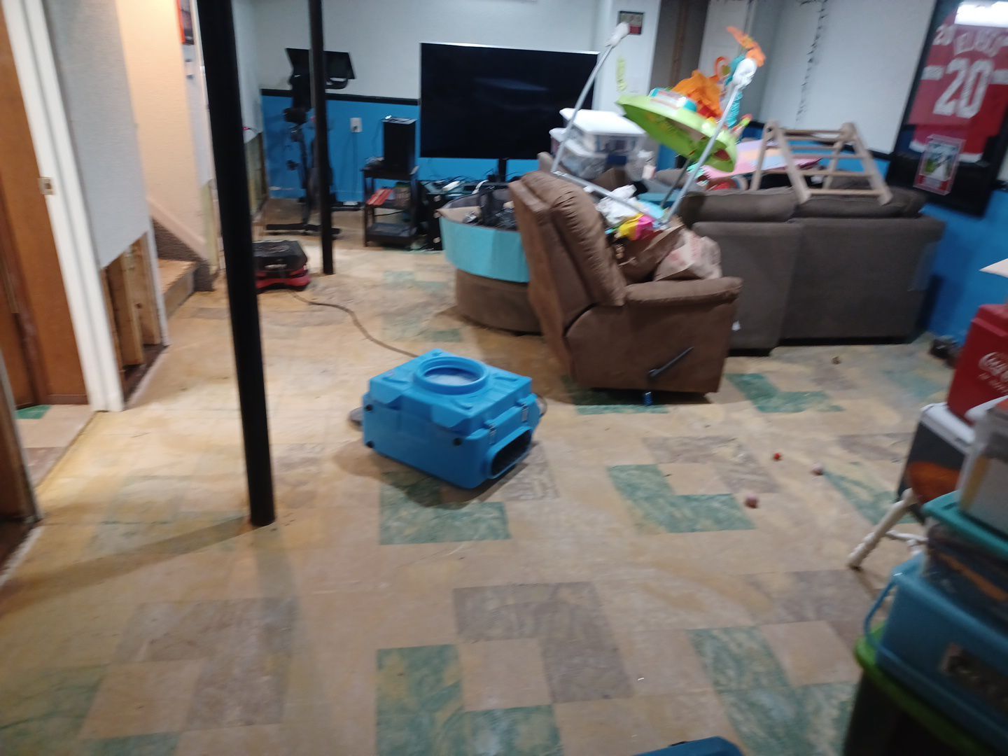 Project in St Clair Shores by EzDry Water Mitigation & Property Restoration