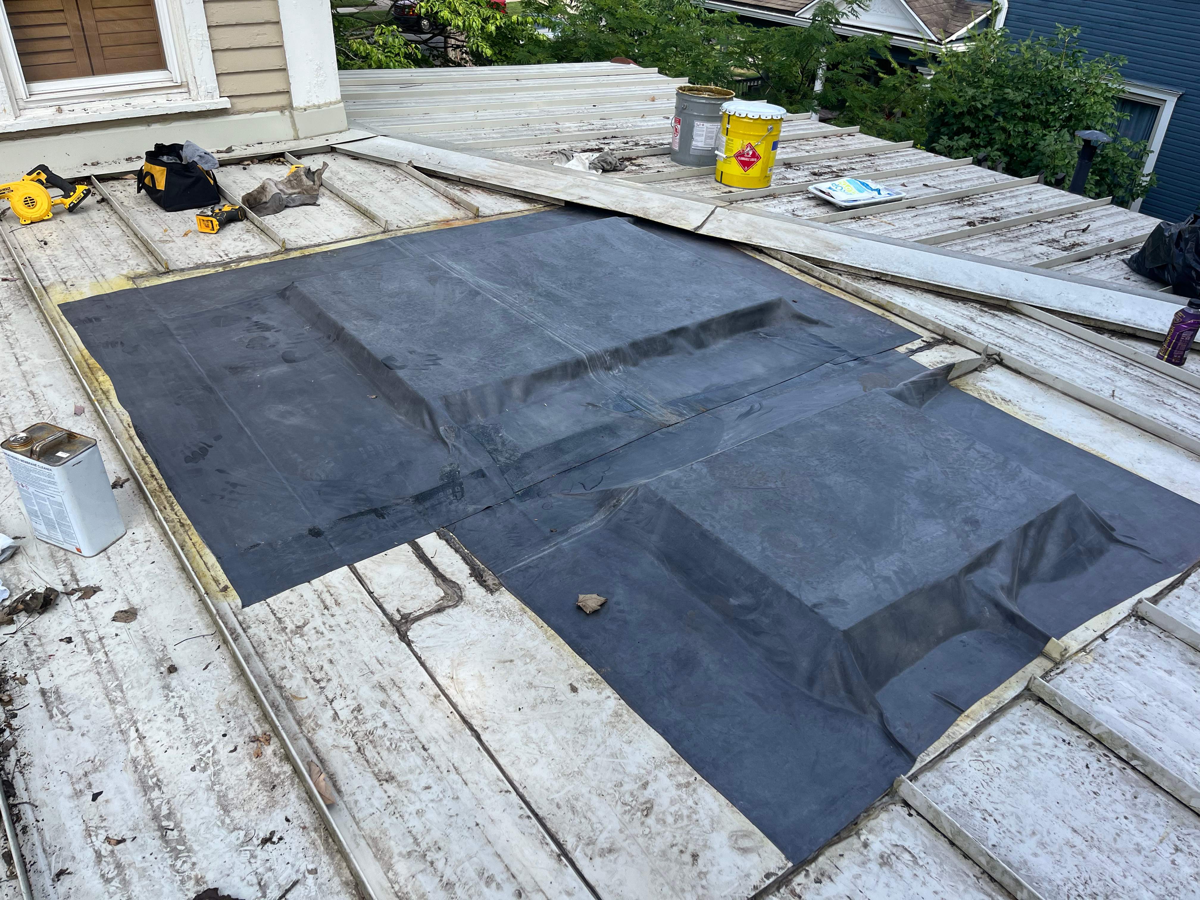 HVAC Patch Repair Project by Level Up Roofing and Restoration Services LLC