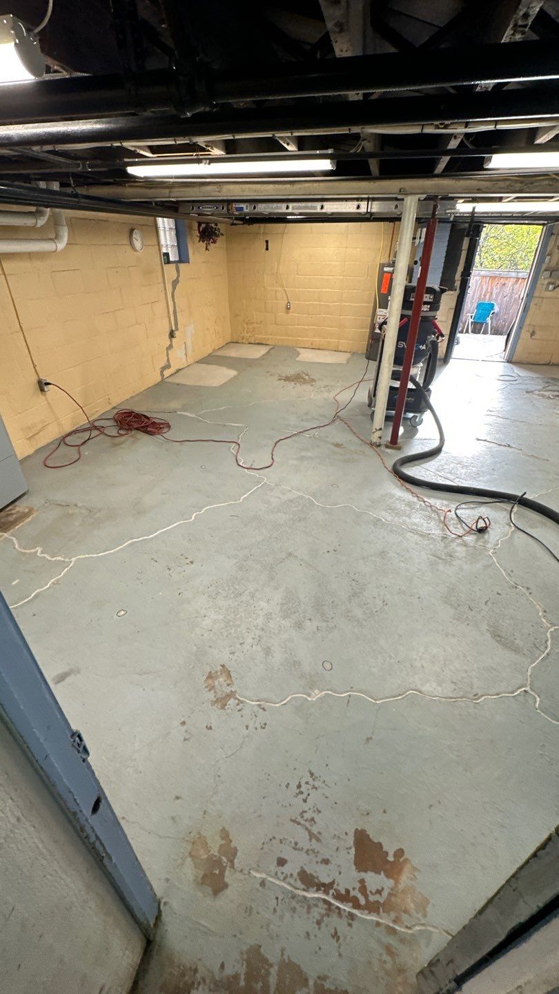 Shoreline Basement Project in Pittsburgh by Floors in a Day, Inc