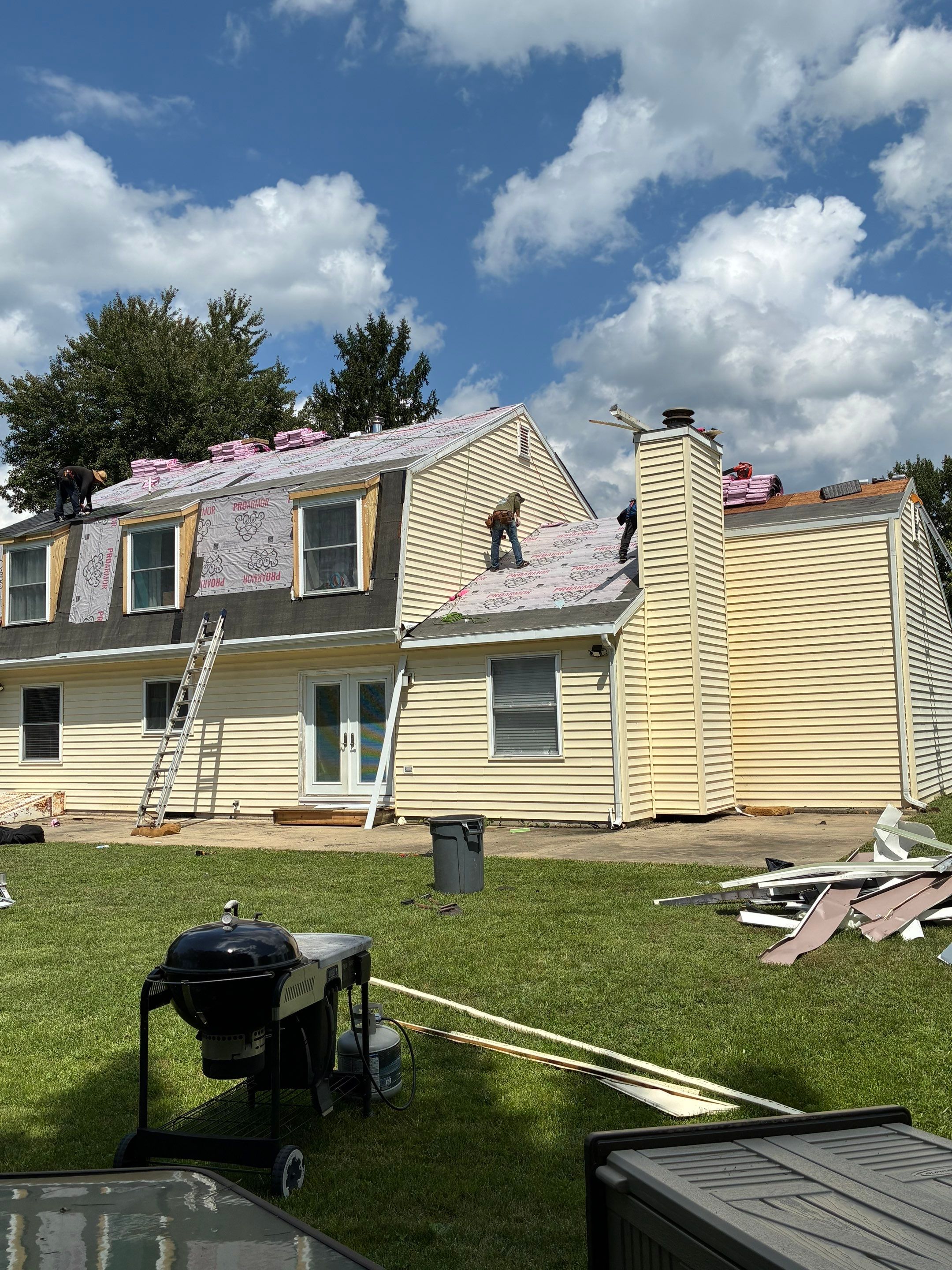 Architectural Shingle Roof Replacement and Decking Repair in Walkersville by Frederick Roof Repair