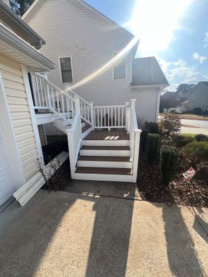 Full Exterior Painting Service for Marietta Residence with White Trim