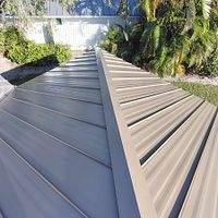 24ga 1" Nail-Strip Buckskin  by Total Roofing System The Metal Roof Experts