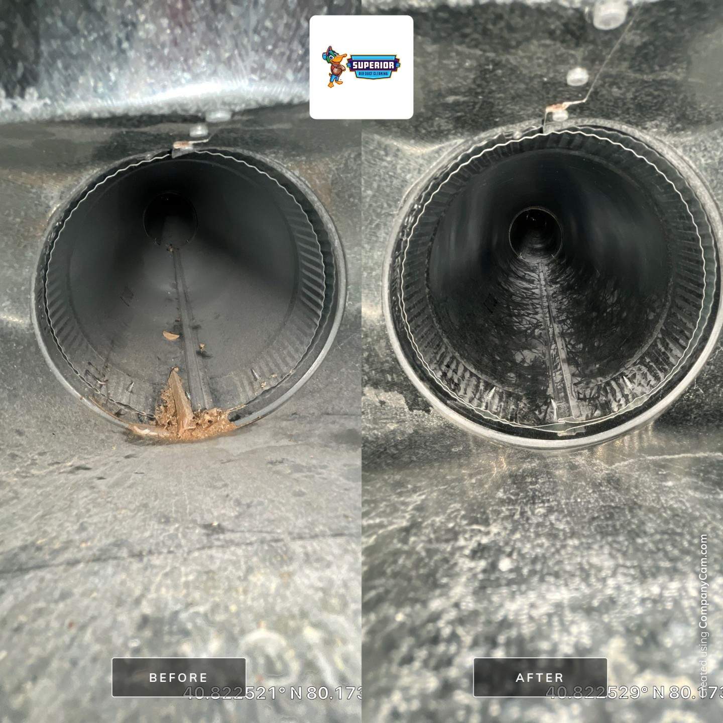 Air Duct Cleaning With a Vacuum Truck in Fombell, PA by Superior Air Duct Cleaning