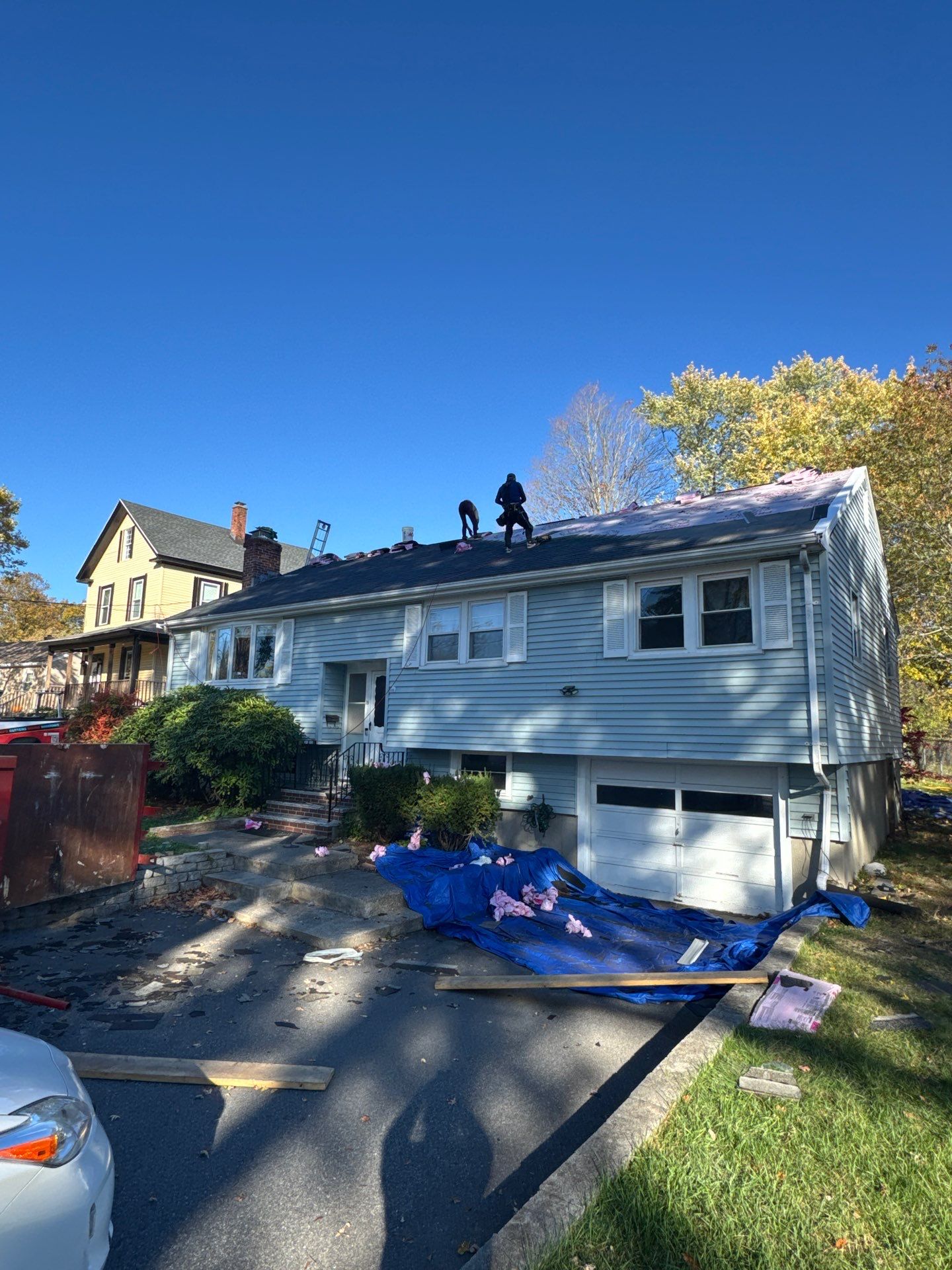 Full Roofing, Chimney, and Gutter Renovation | Woburn, MA by Mighty Dog Roofing of Greater Middlesex County