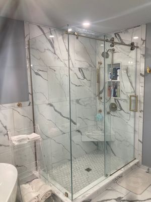 Elegant Dual Bathroom Remodel in Blue Bell, PA