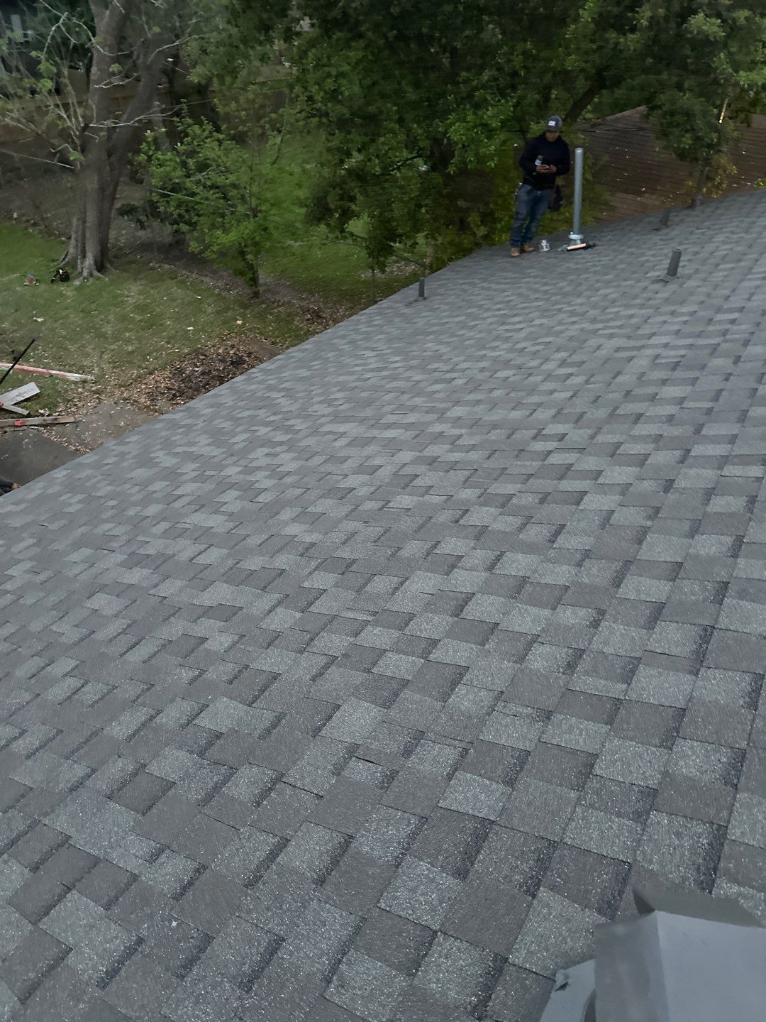 Residential Roofing Installation using Owen's Corning Duration (Lifetime) Shingles by Roof Repair Company