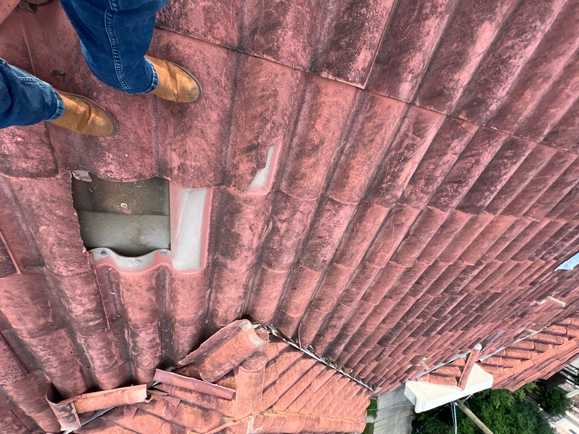 Tile Roof using tile by Roof Repair Company