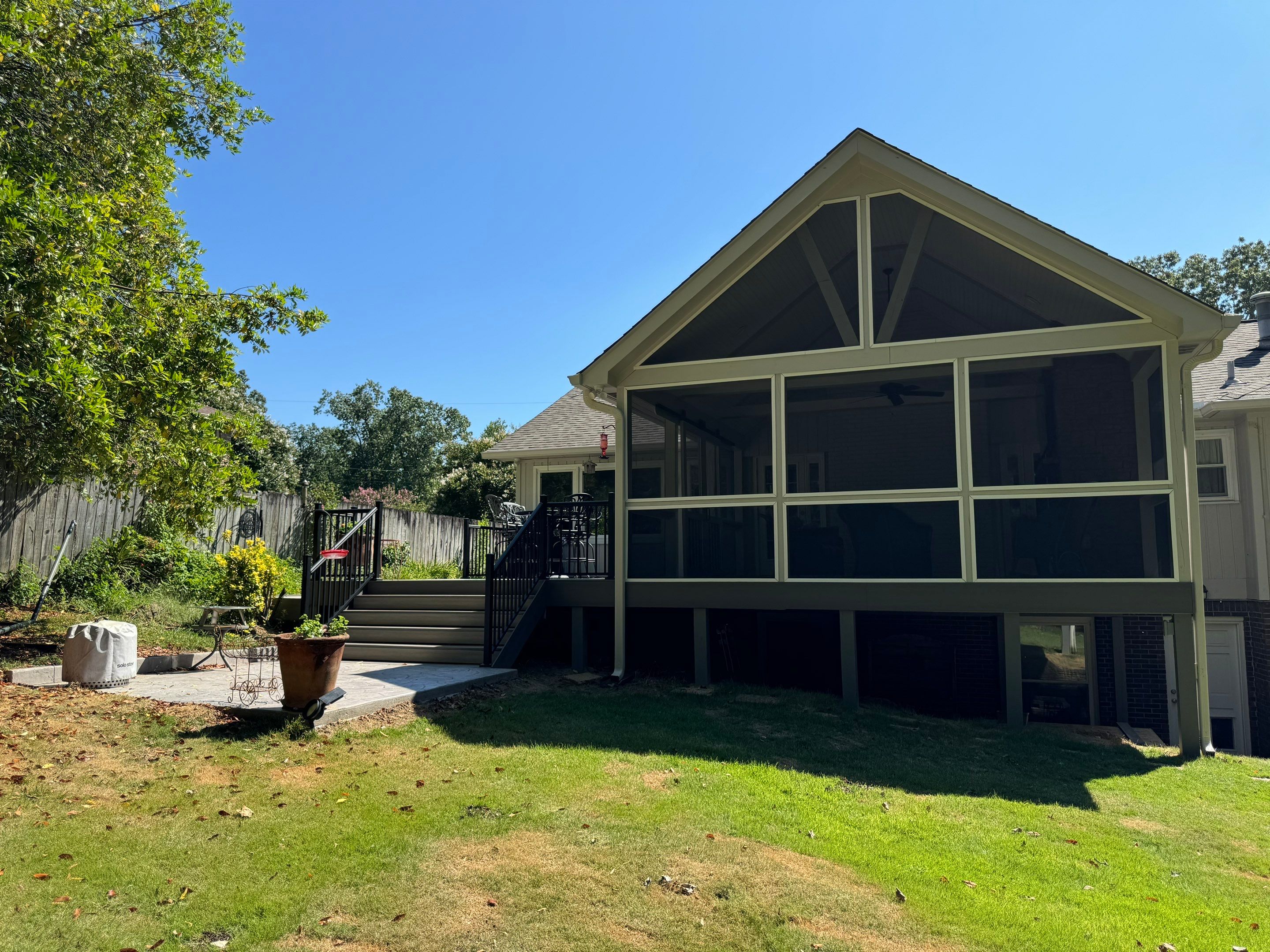Burntleaf - Screen Porch by Pillar and Pine