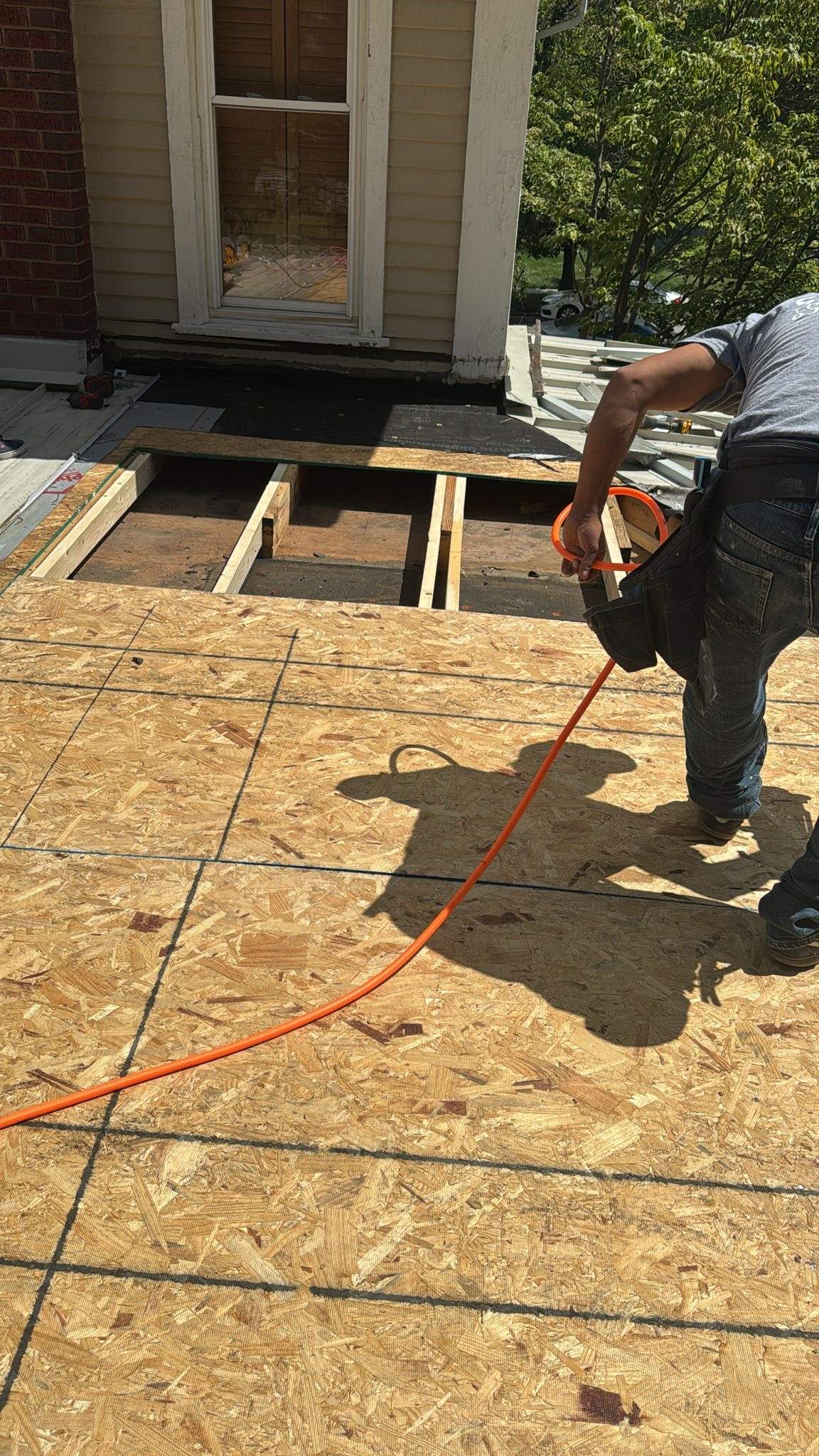 HVAC Patch Repair Project by Level Up Roofing and Restoration Services LLC