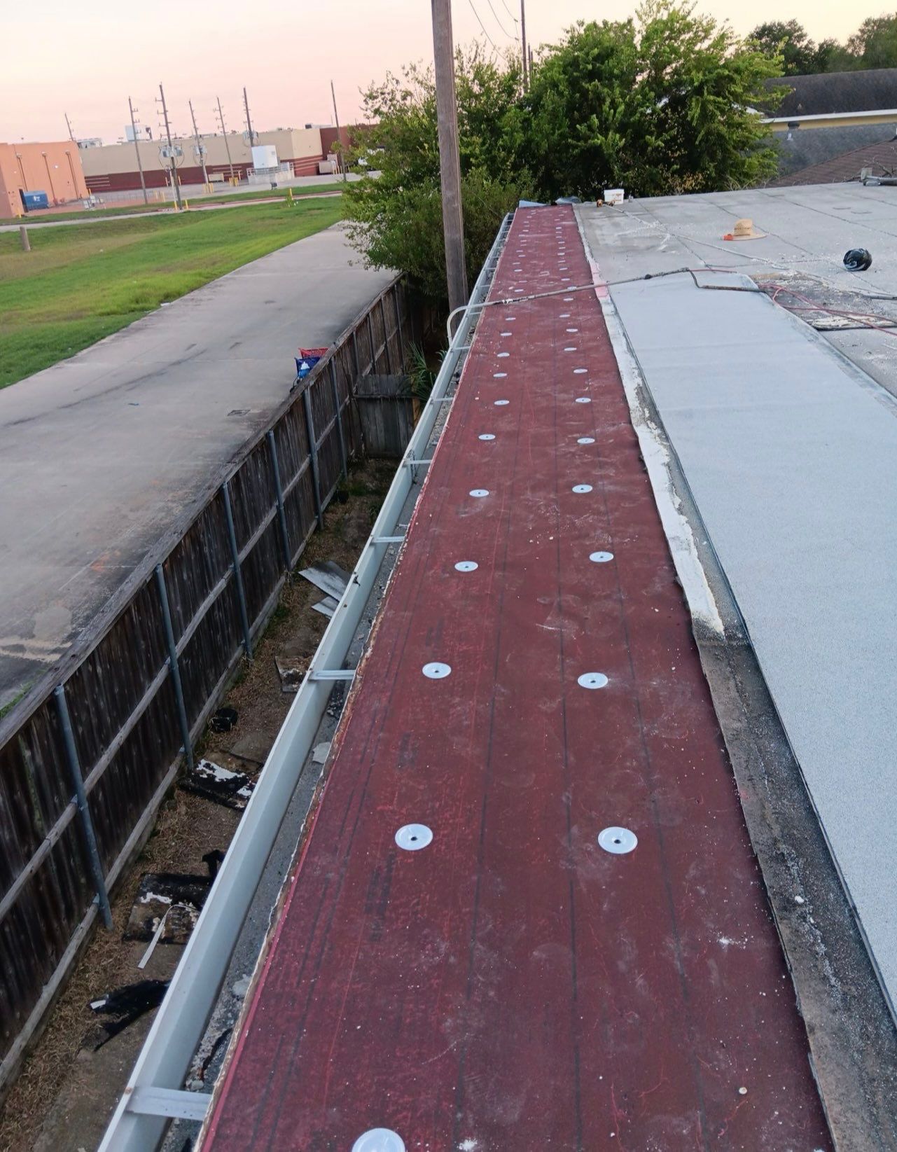 Commercial Roofing Repair using Customer requested products by Roof Repair Company