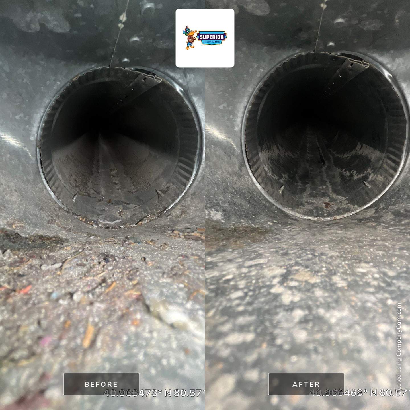 Air Duct Cleaning With a Vacuum Truck in New Middletown, OH by Superior Air Duct Cleaning