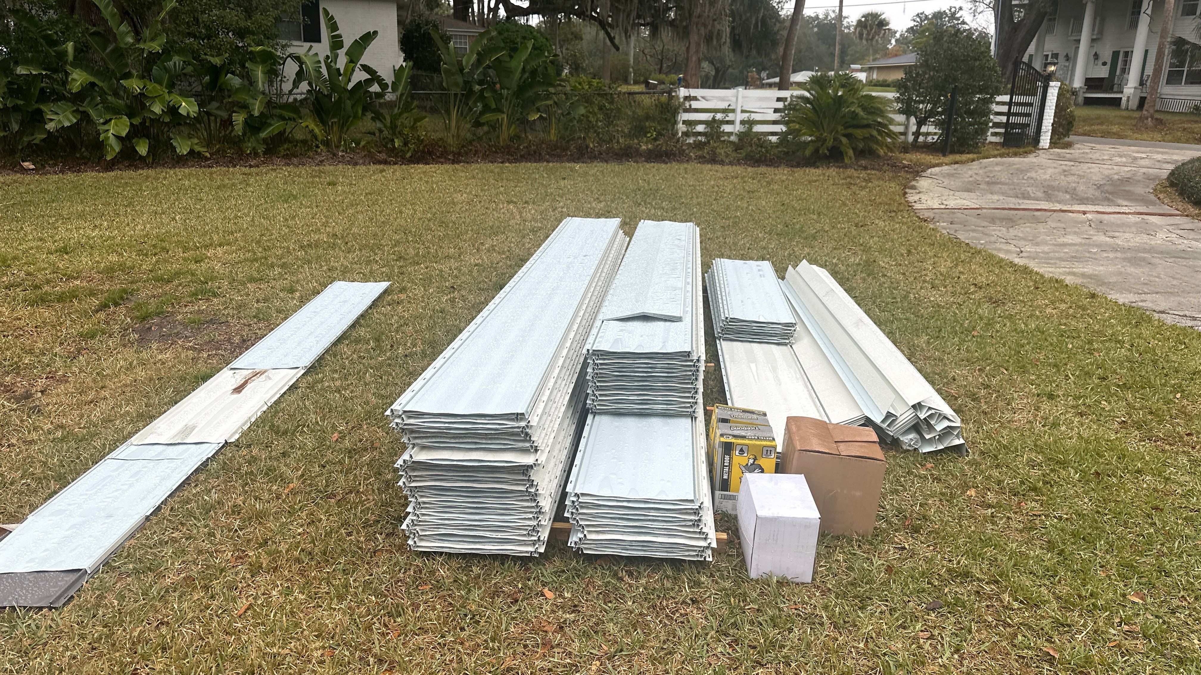 Residential Roofing Installation using Aluminum Metal Roof by Galaxy Builders, Inc.