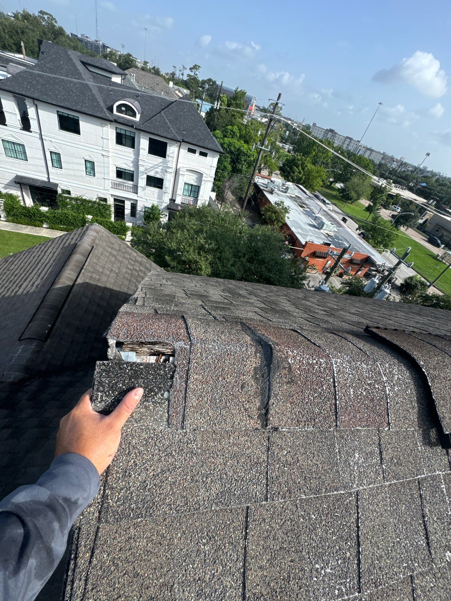 4 Story Leak Repair  by Associates Roofing Unlimited 