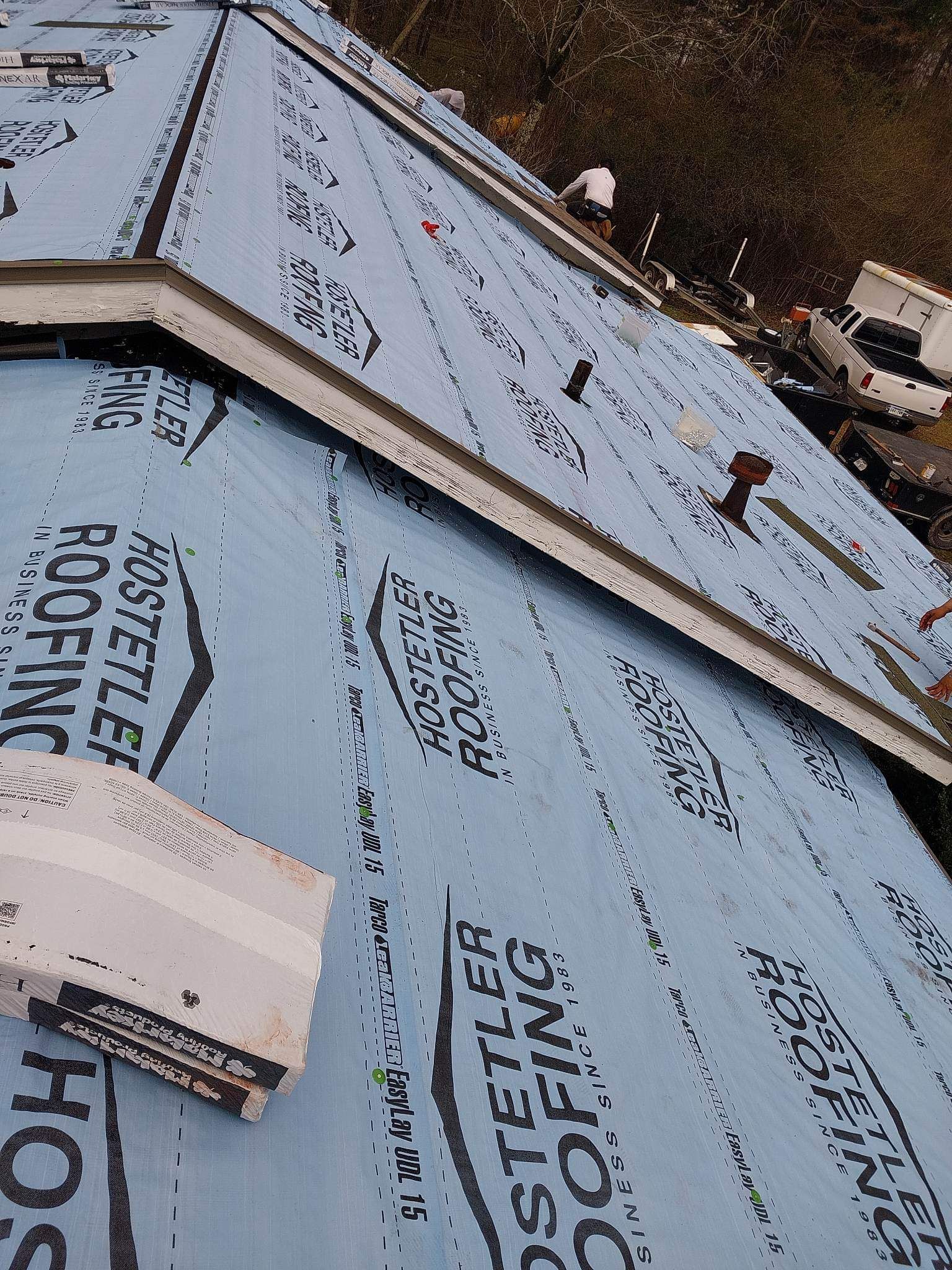 Residential Roofing Installation in Newhope, Arkansas by Hostetler Roofing