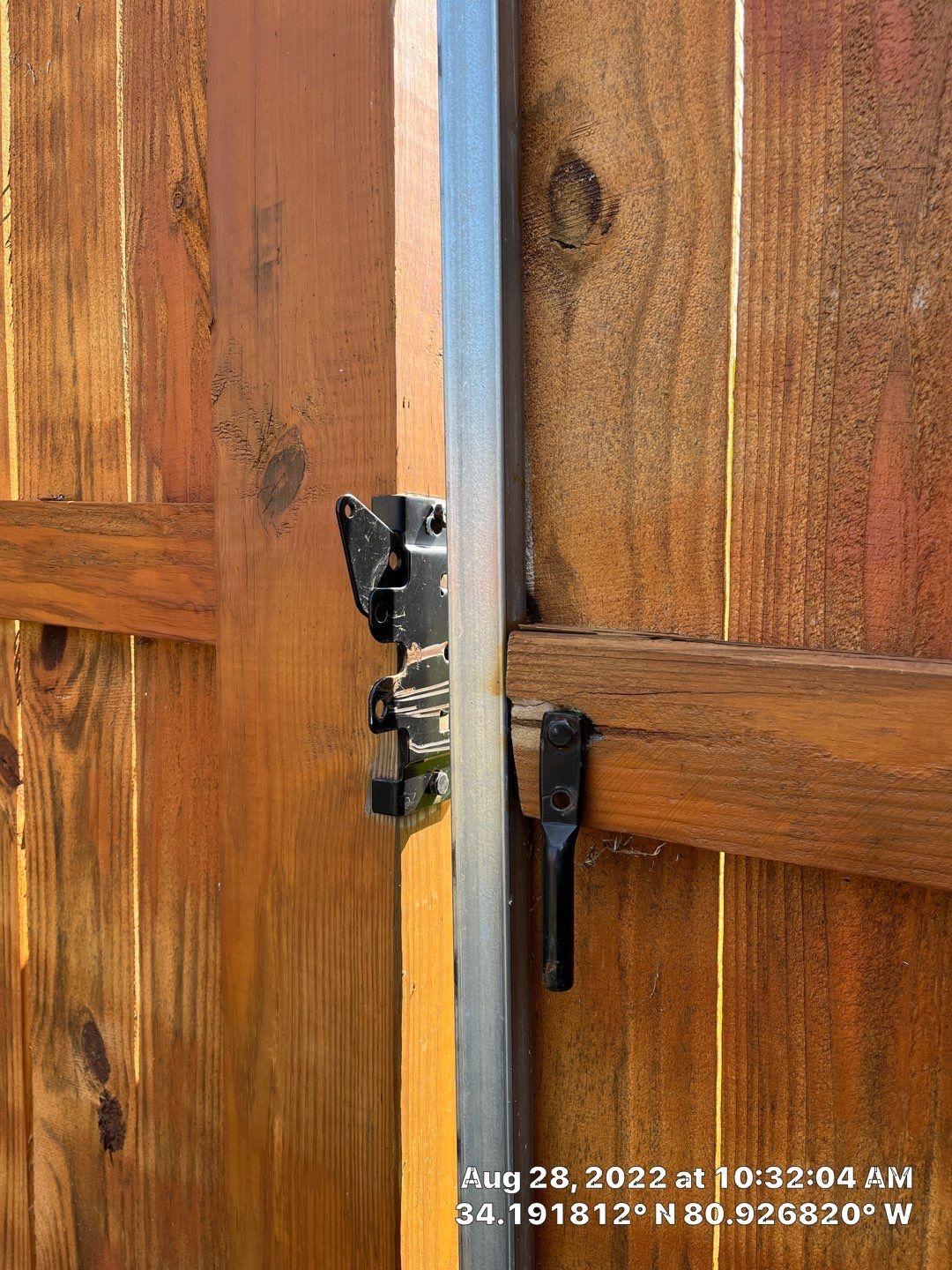 Gate latch repair by Thompson Industrial