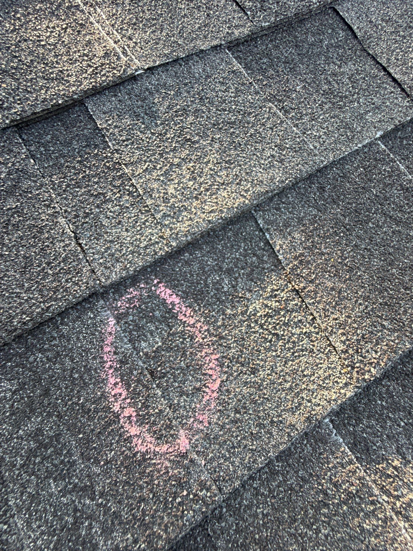 Hail Damage Roof Inspection in Oklahoma City, OK by McCann's Roofing and Construction