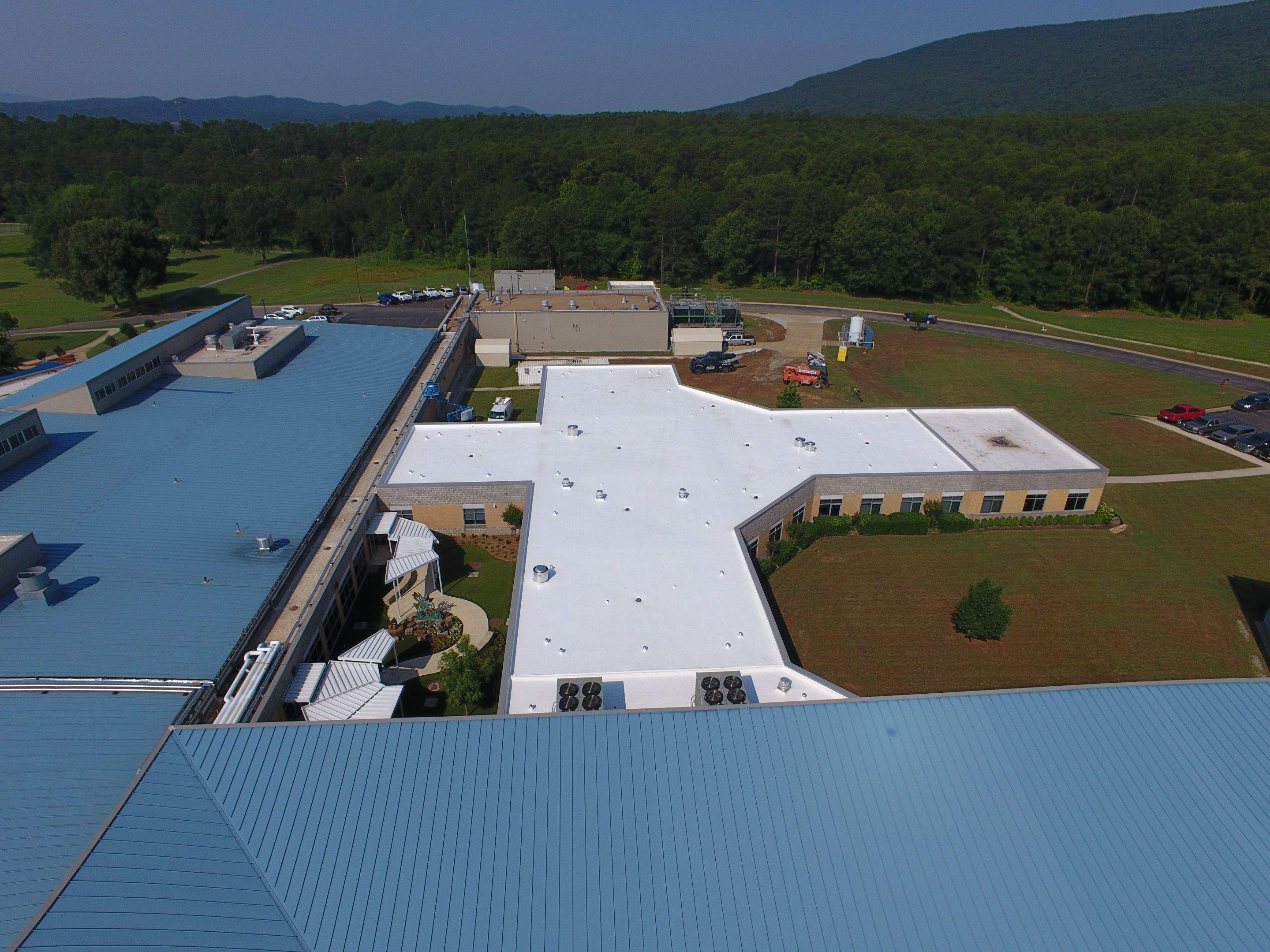 Choctaw Nation Hospital - Med Surg Building by Hostetler Roofing