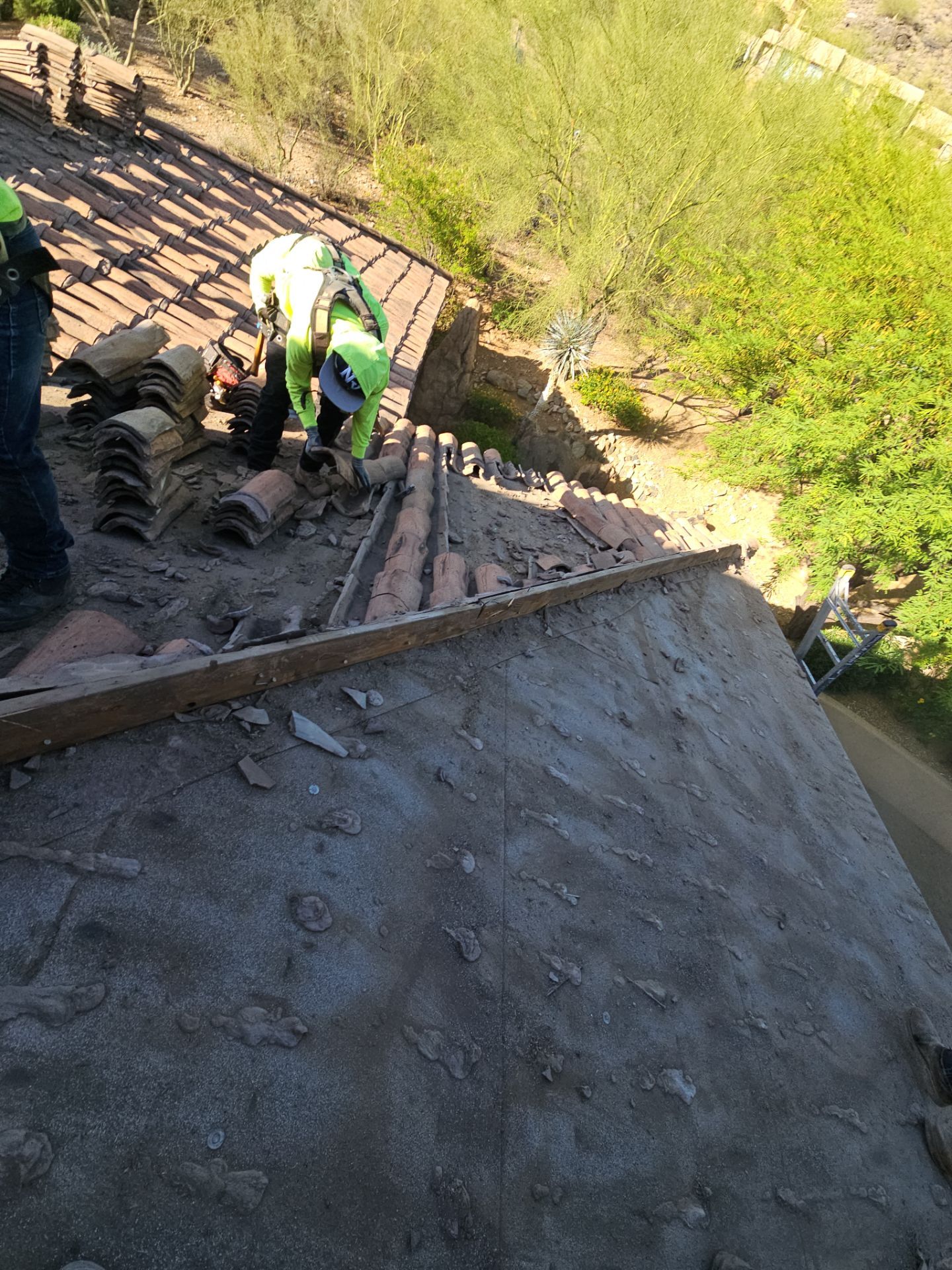 Concrete Tile Replacement by Weather-Tite Exteriors LLC