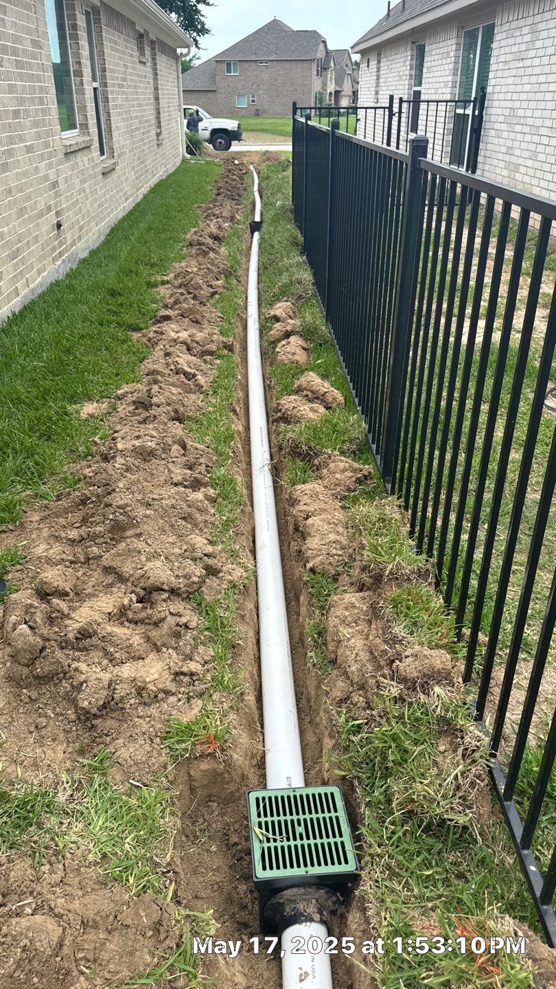 🌟 Mr. & Mrs. Wheeler’s Drainage & Landscape Transformation by Texas Urban Elements