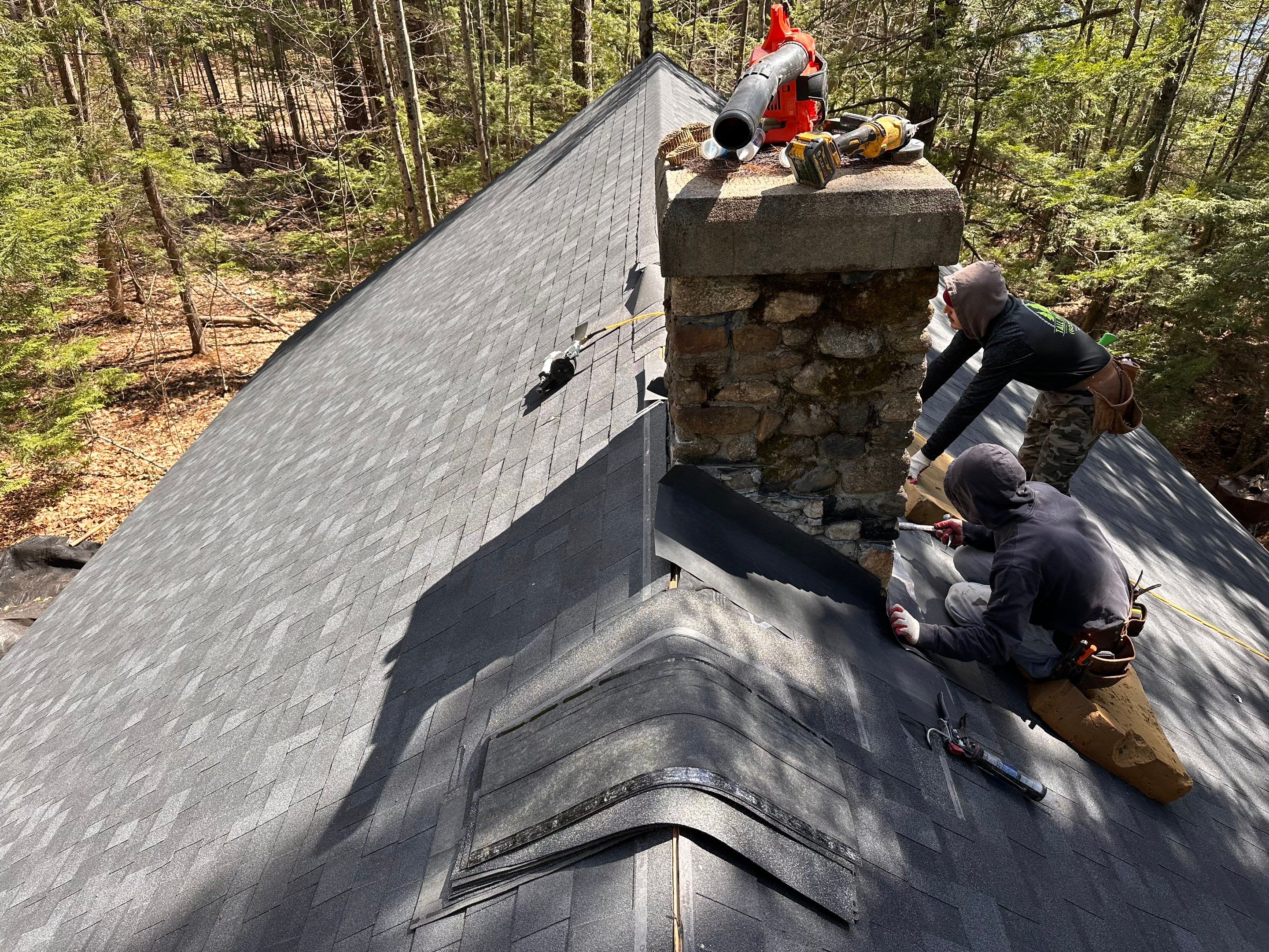 Wooden Cabin Exterior Improvements and Outdoor Shower Build in Bristol by Tall pine roofing