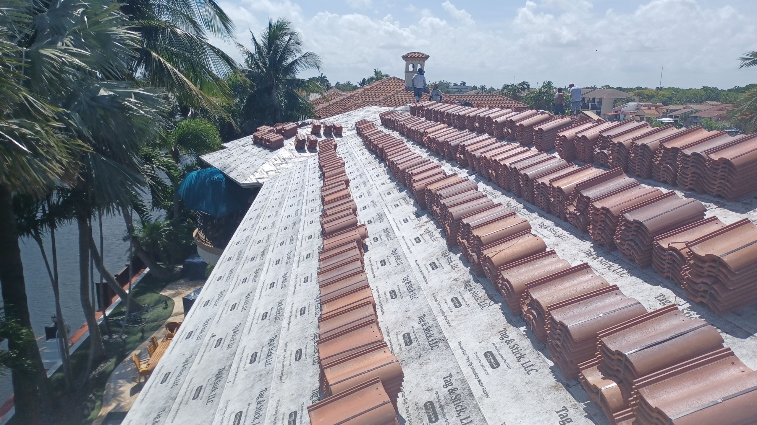 Residential Roofing Installation using Eagle Roofing Tile by BLUES BROTHERS ROOFING