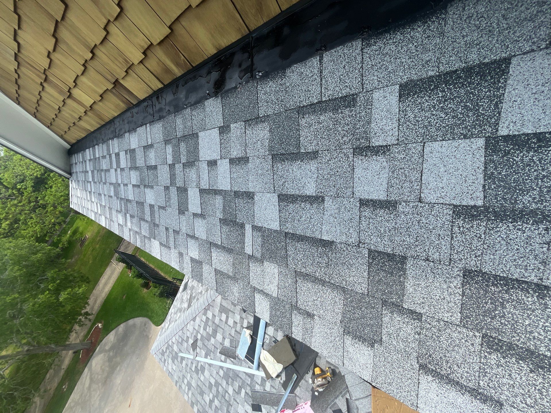 Residential Roofing Installation using Owen's Corning Duration (Lifetime) Shingles by Roof Repair Company