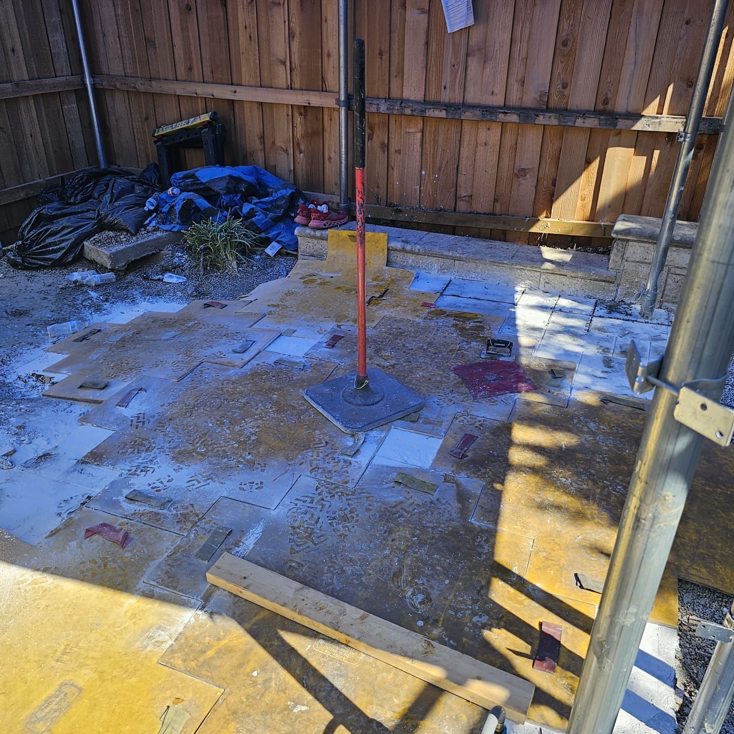 Fence & Concrete Patio by EL-GC LLC 