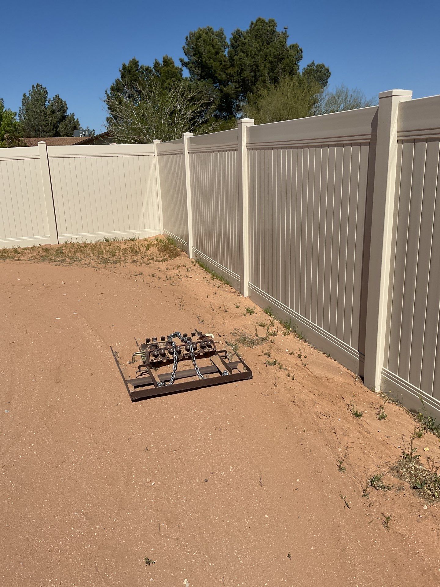 Fence Installation using Vinyl by Fence Guys Inc. 