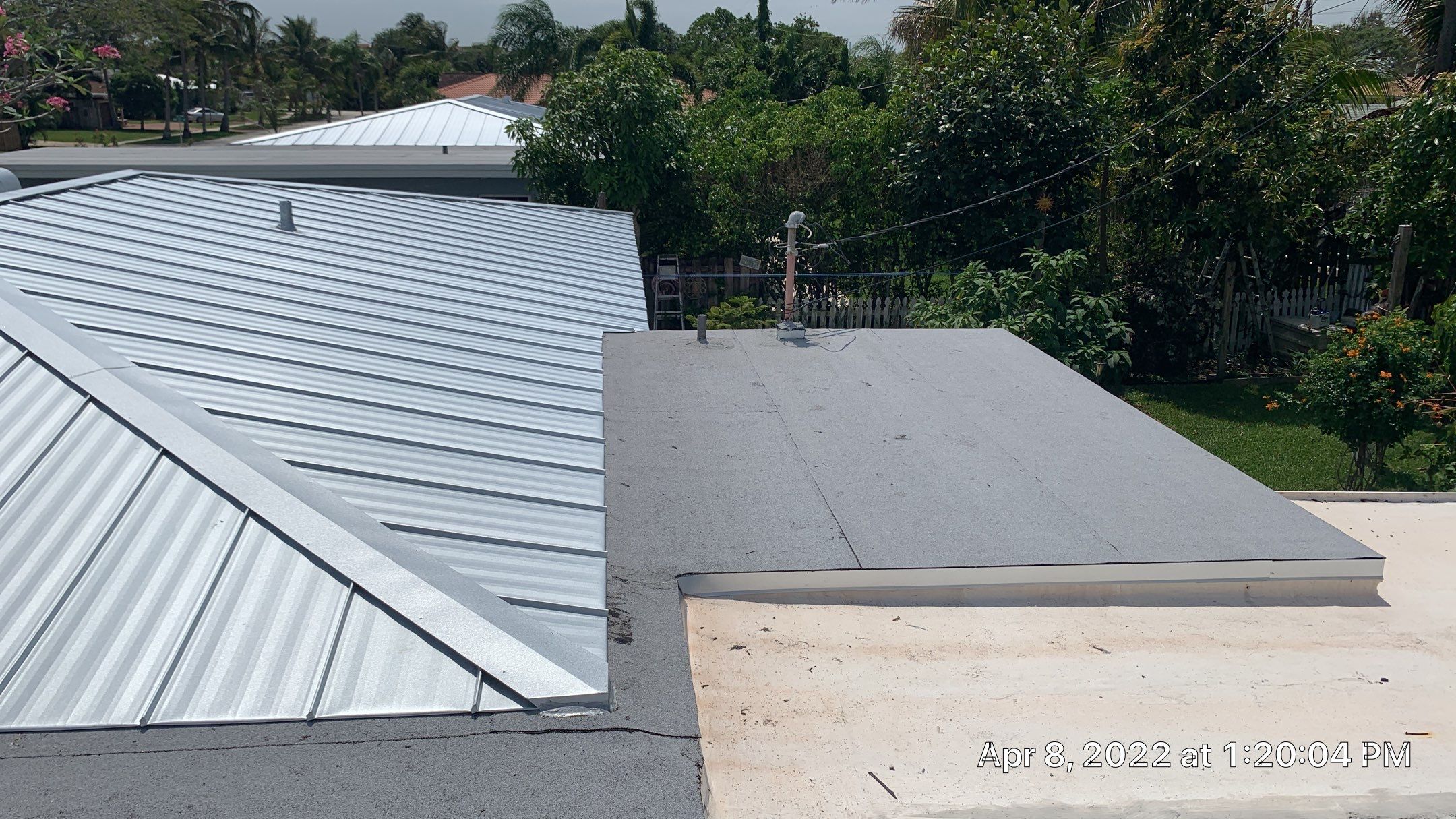 Residential Roofing Installation using 1" Nail strip metal roof by BLUES BROTHERS ROOFING