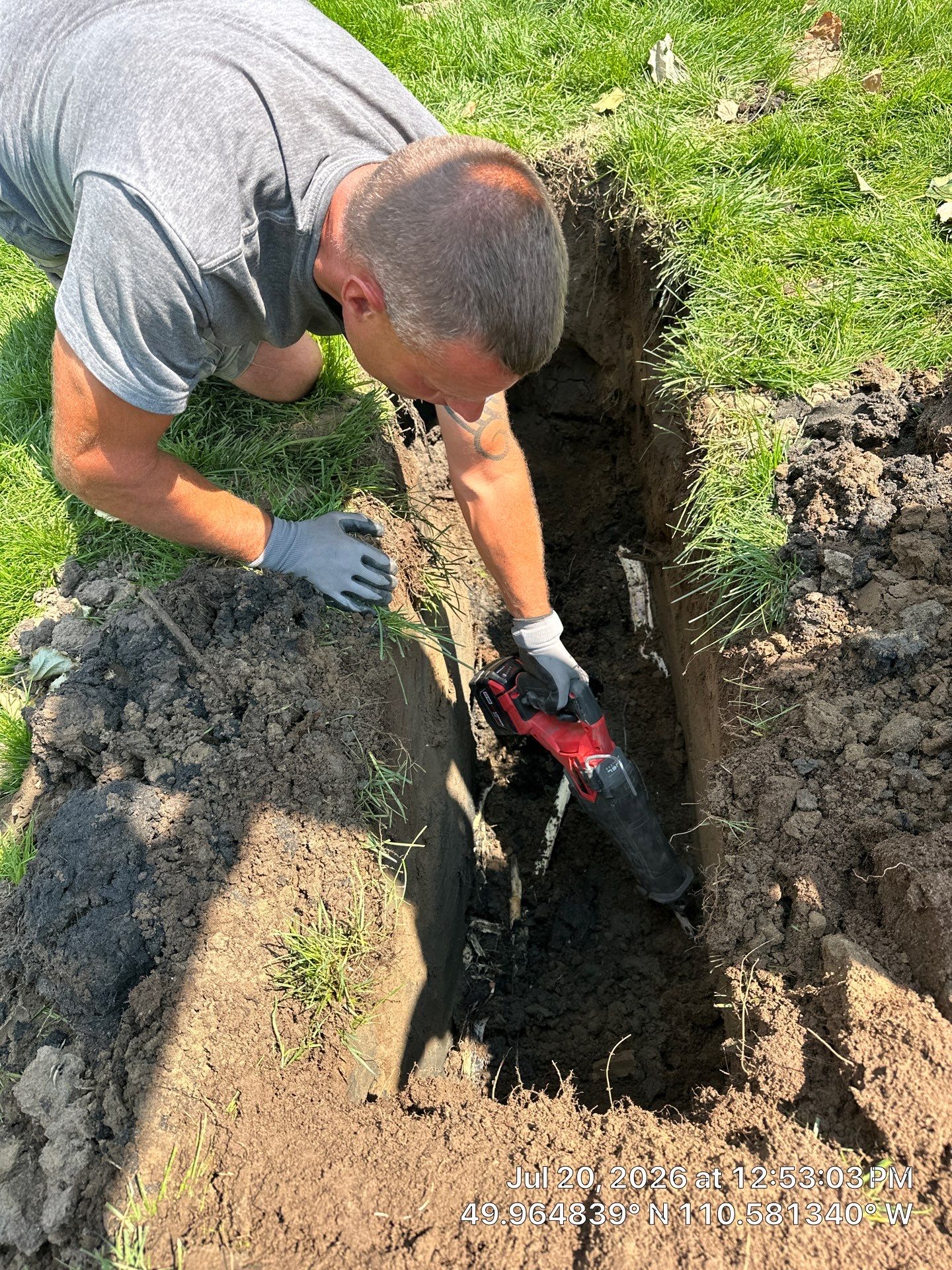 Septic System Pump Replacement and Sewer Line Root Removal in Dunmore by Septic Medic Inc.