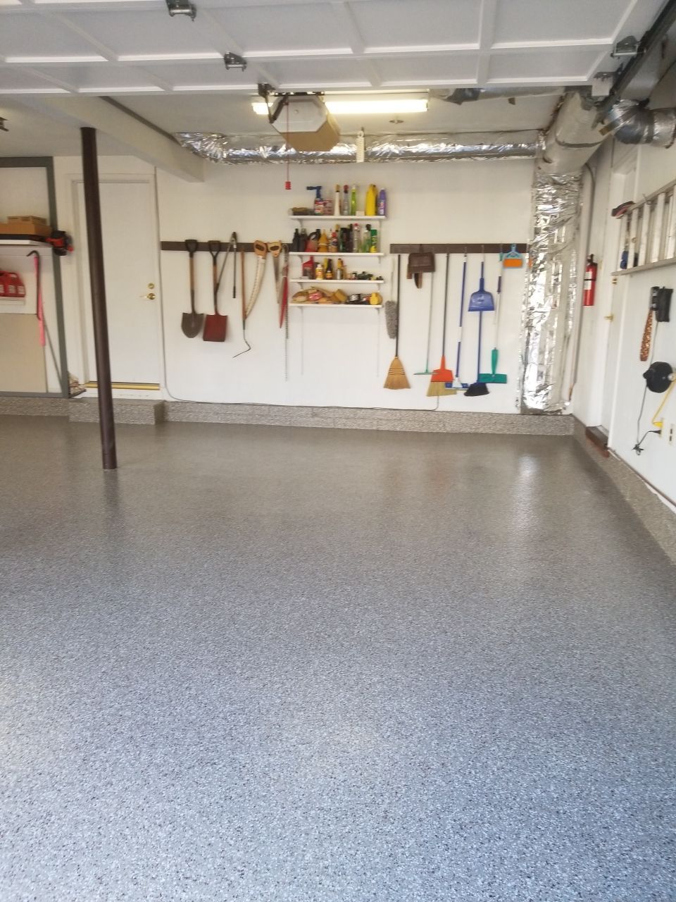 Garage Floor Coating using Penntek in Pebble Beach by Spectrum Painting, LLC