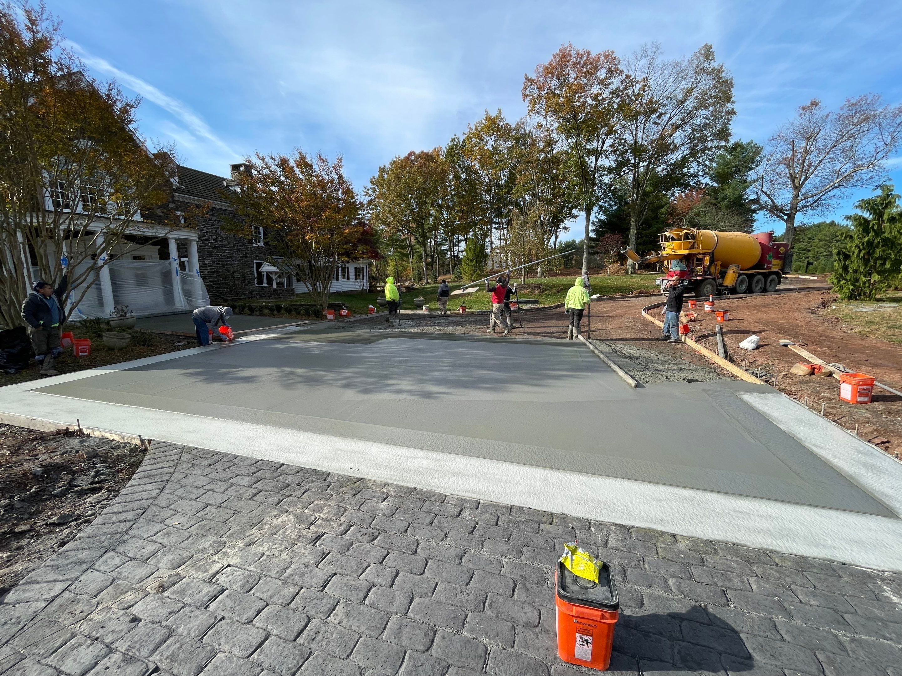Custom Decorative Concrete Driveway by Architectural Concrete Design