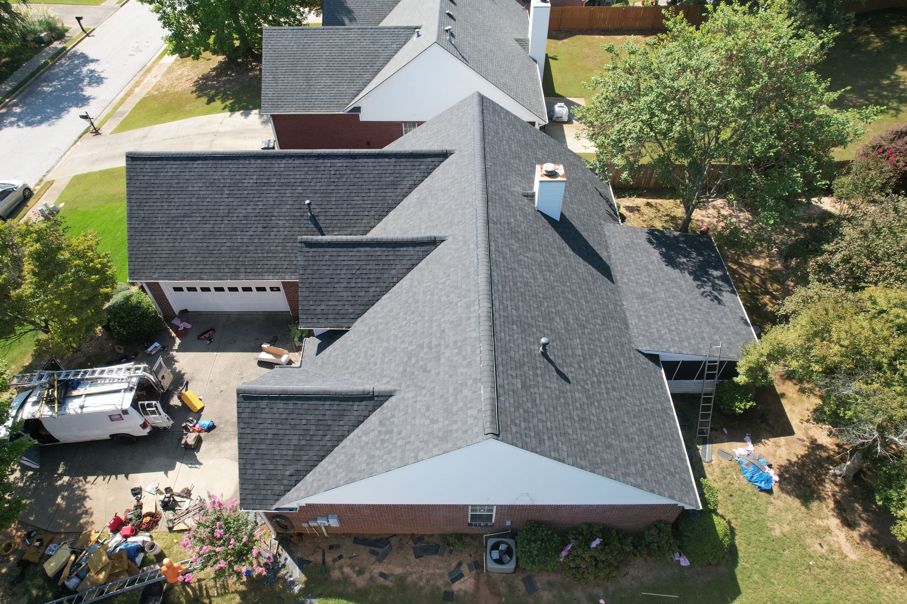 Residential Roof Replacement using Owens Corning Onyx Black by Inspector Roofing and Restoration