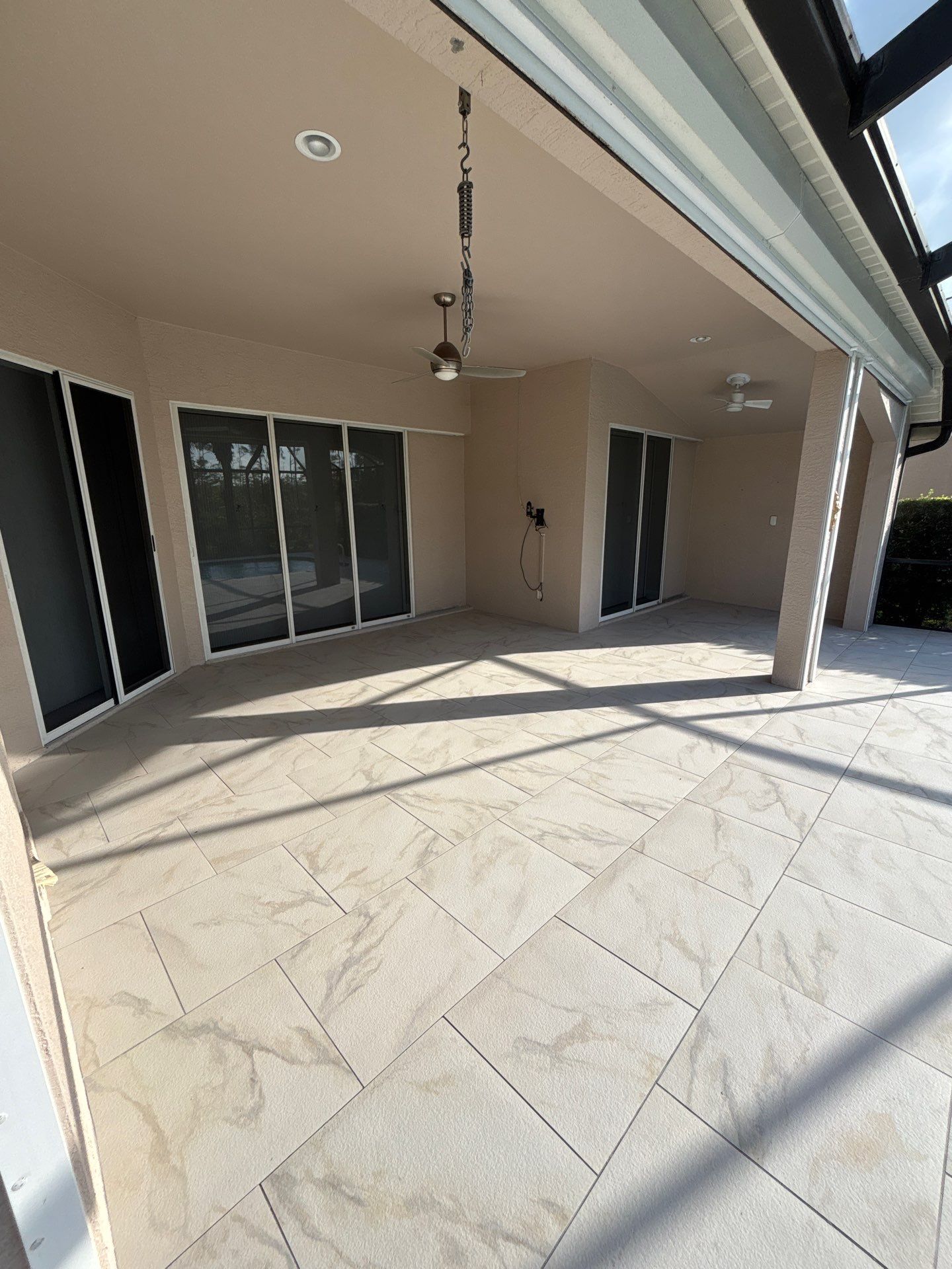 Porcelain Pool Deck - Colonial Country Club by Old Town Pavers Llc