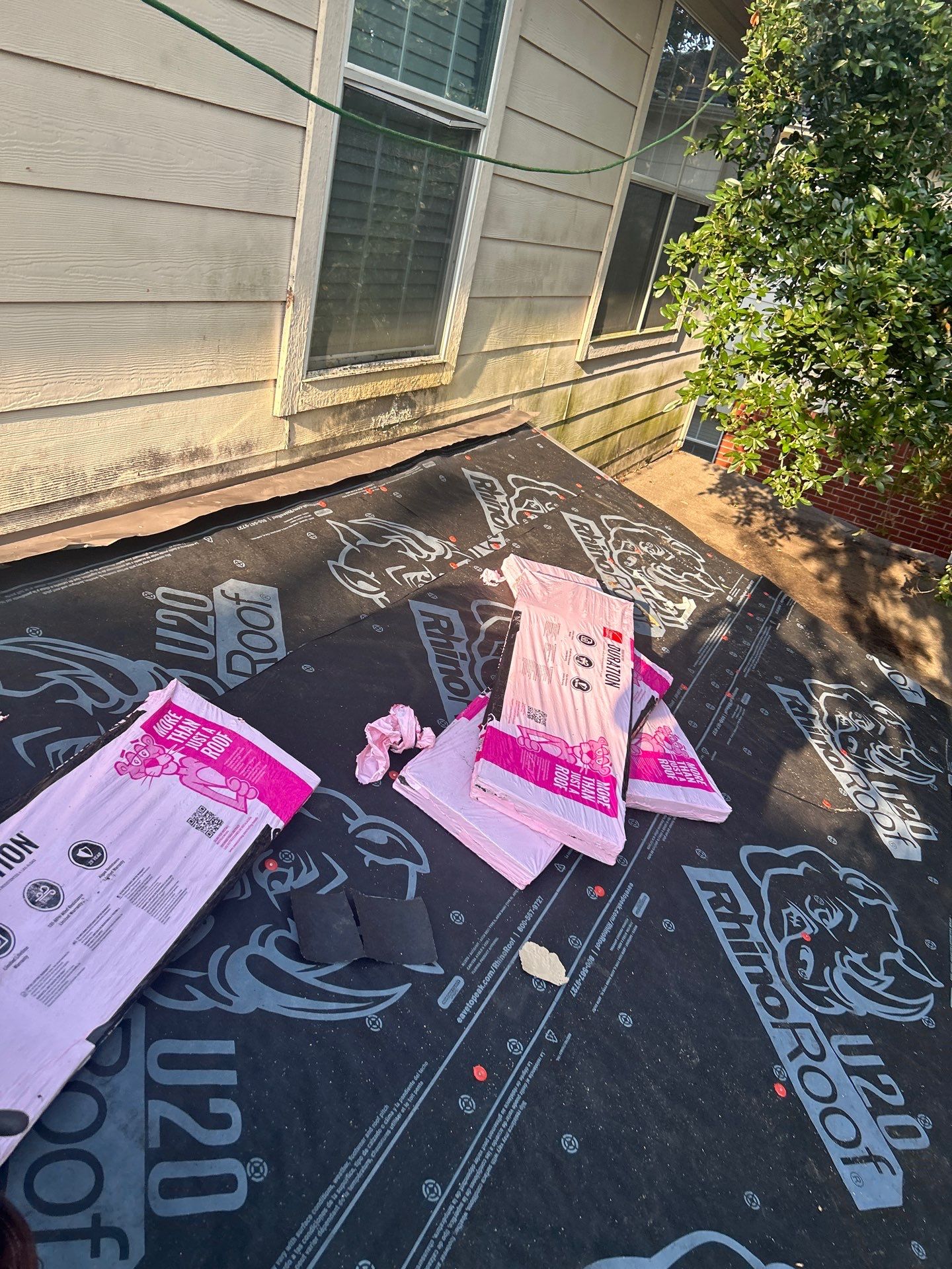 Residential Roofing Installation using Owen's Corning Duration (Lifetime) Shingles by Roof Repair Company