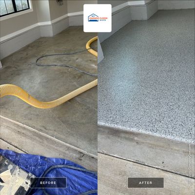 Garage Floor Coating using Cabin Fever