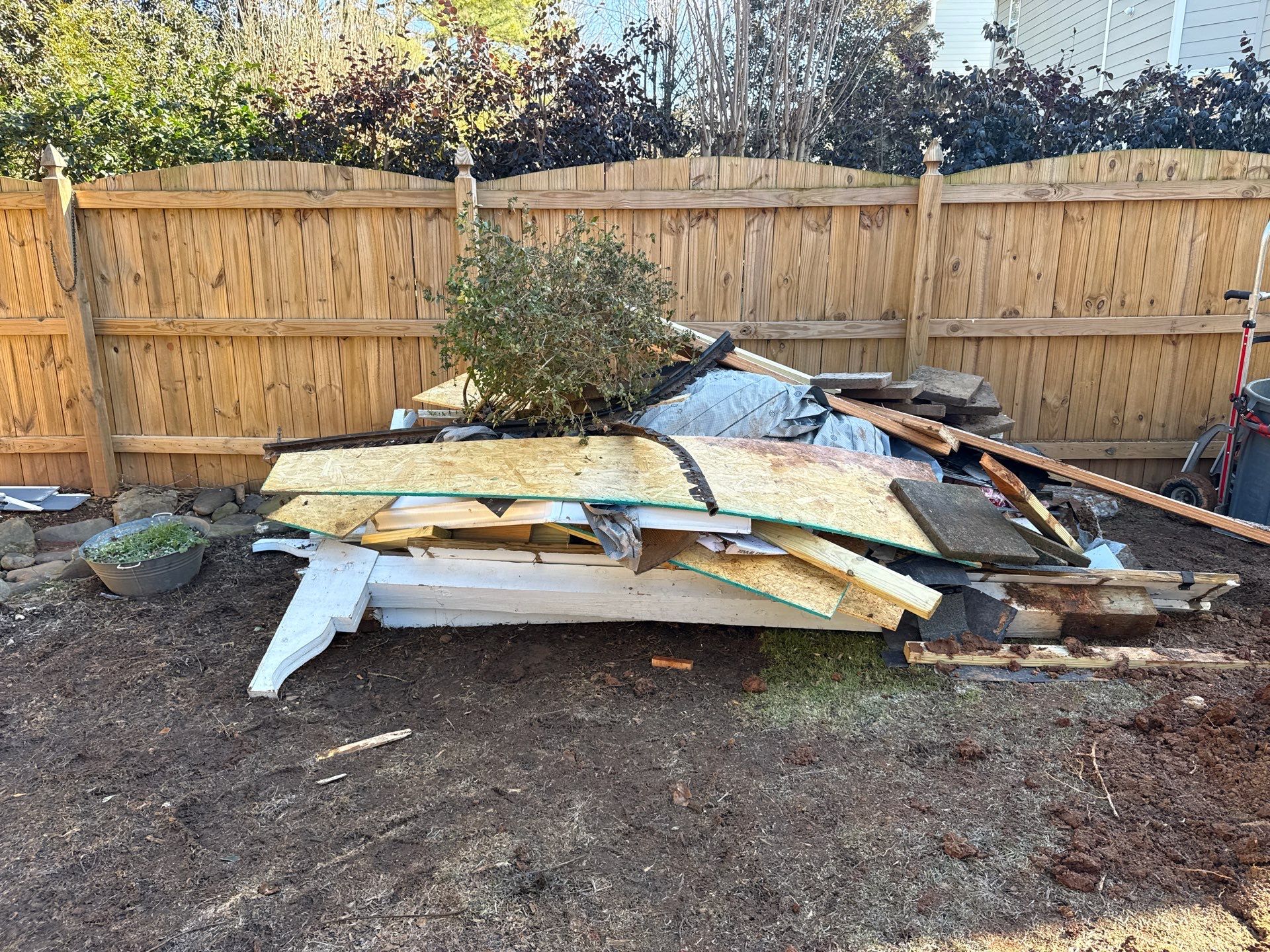 Job Site Clean Up by Badger Hauling