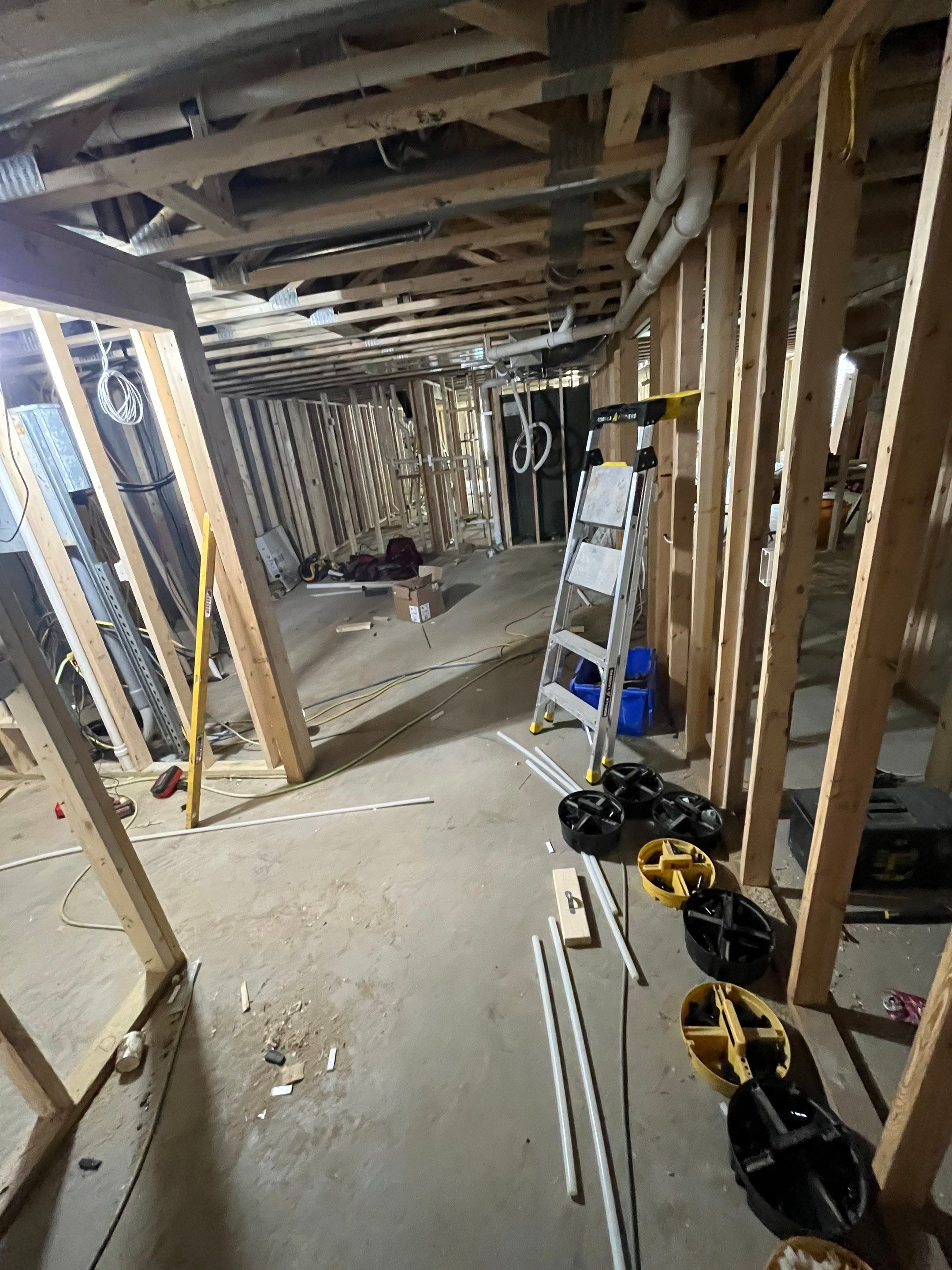 Custom Garage and Basement Epoxy Floor Coating in Menno by Select Painting, Coatings & Garage Cabinets