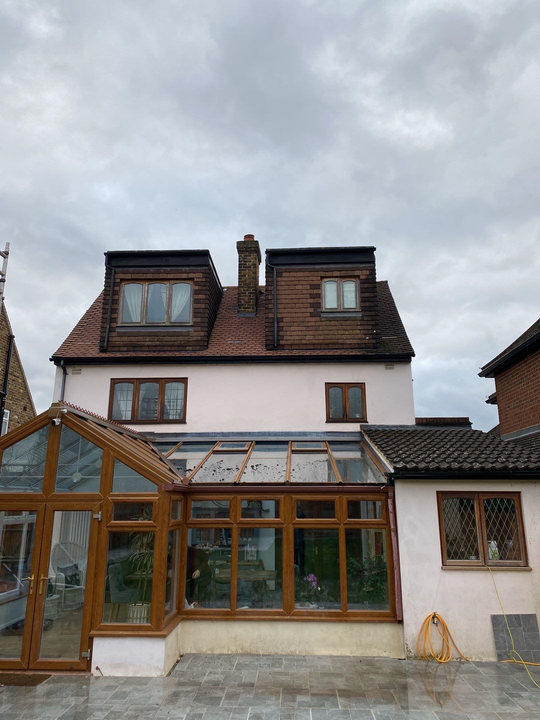 Roof Clean using Honda 15lpm Low Pressure Washing Machine by Ges Exterior Cleaning ltd