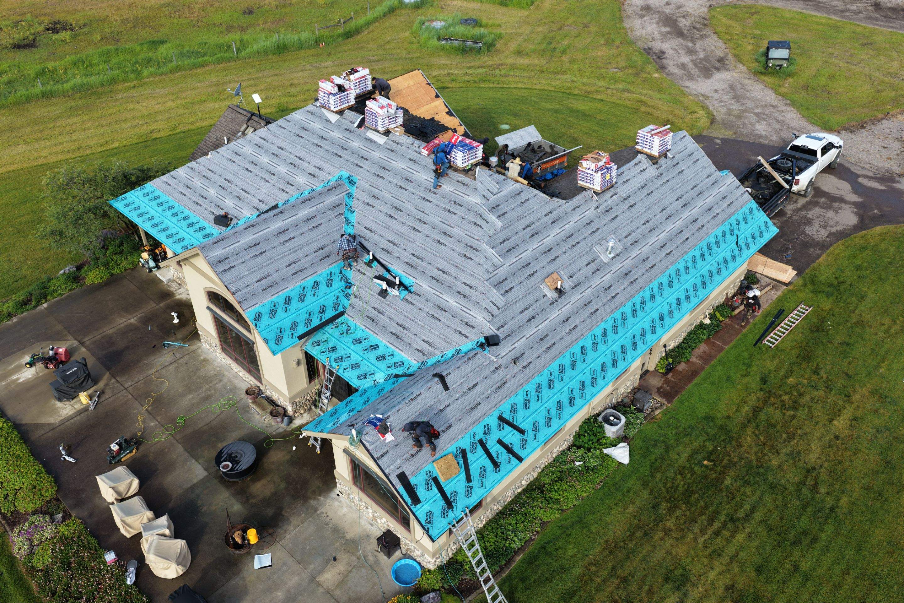 Roof Replacement using GAF Timberline HDZ - Midnight Mesa  by Montana Roofing Solutions