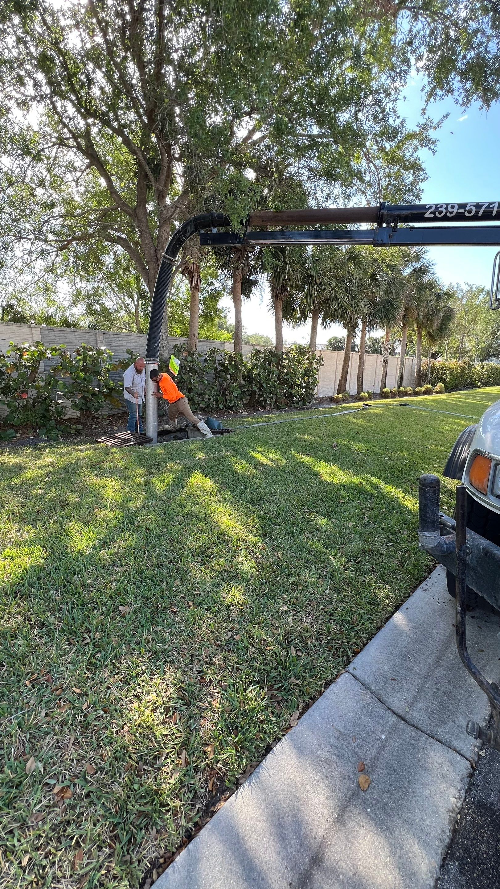 Estero Community Stormwater System Maintenance by APS Power & Water